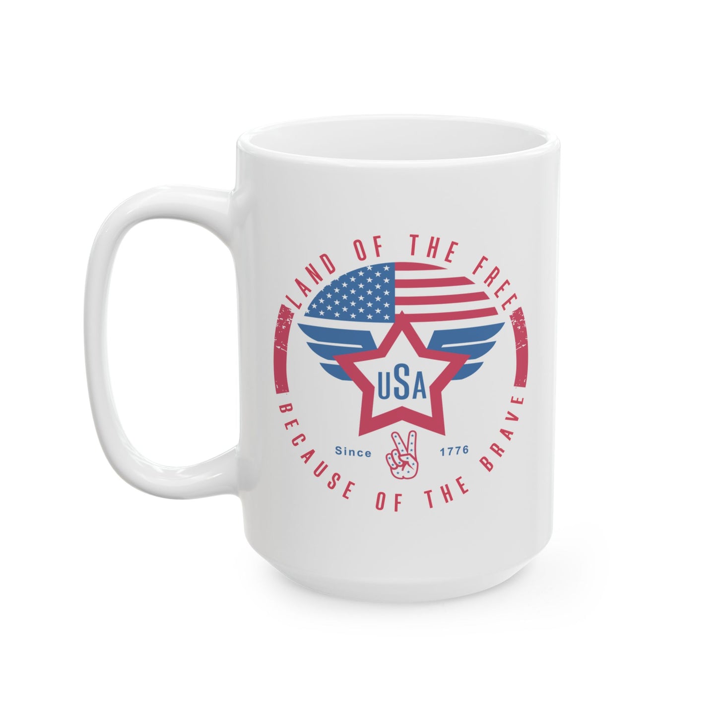 Land of The Free USA Coffee Mug