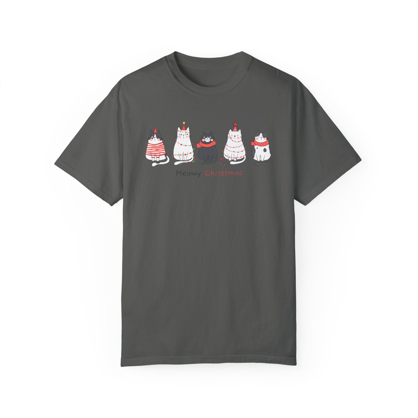Meowy Christmas Tee Shirt