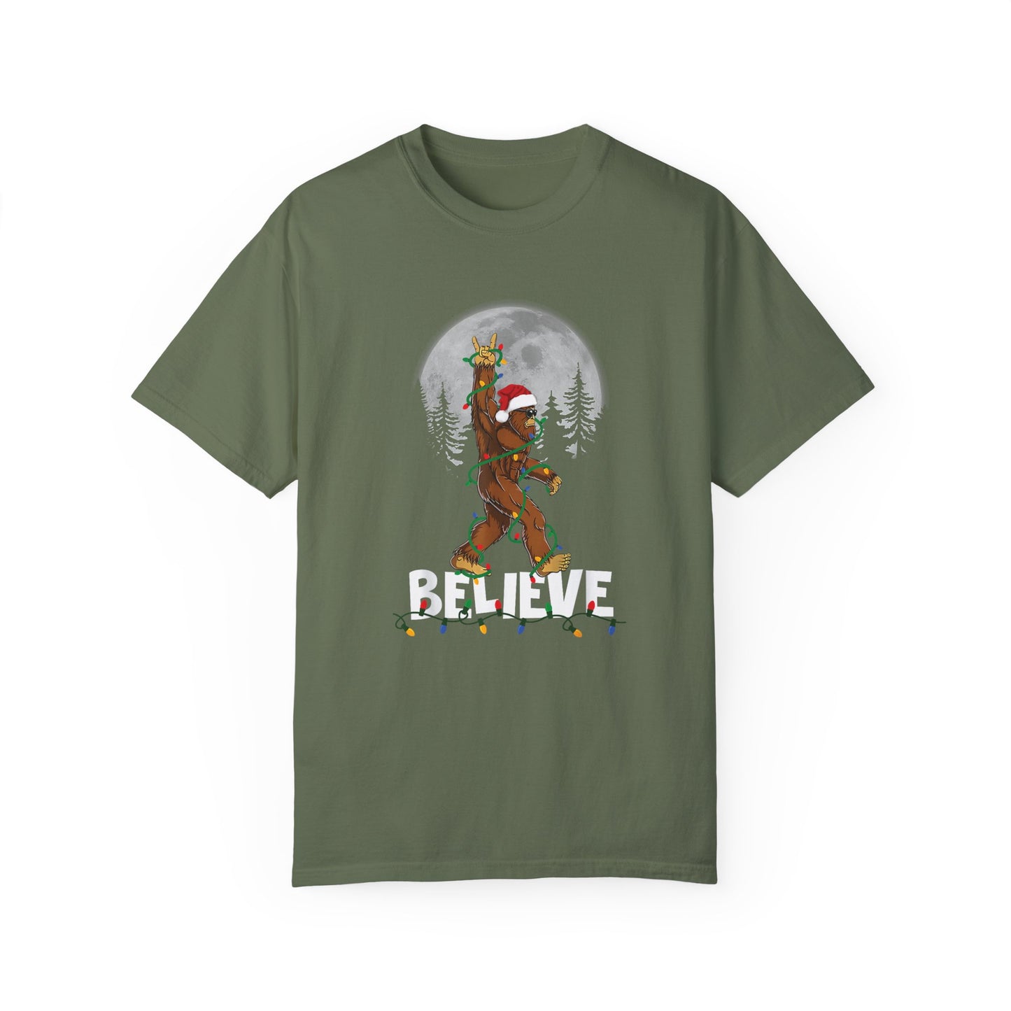 Bigfoot Moon Believe - 100% Made in USA Shirt