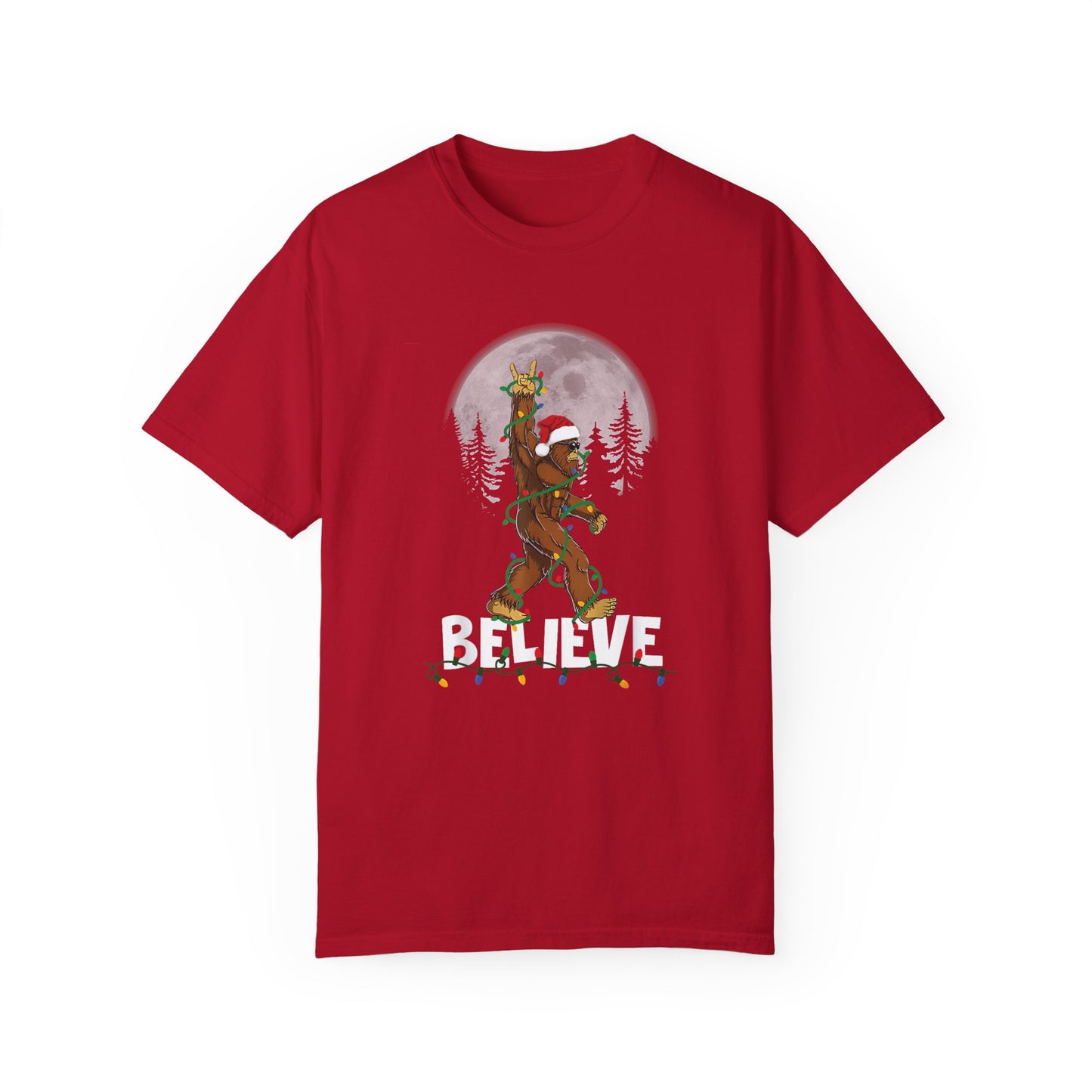 Bigfoot Moon Believe - 100% Made in USA Shirt