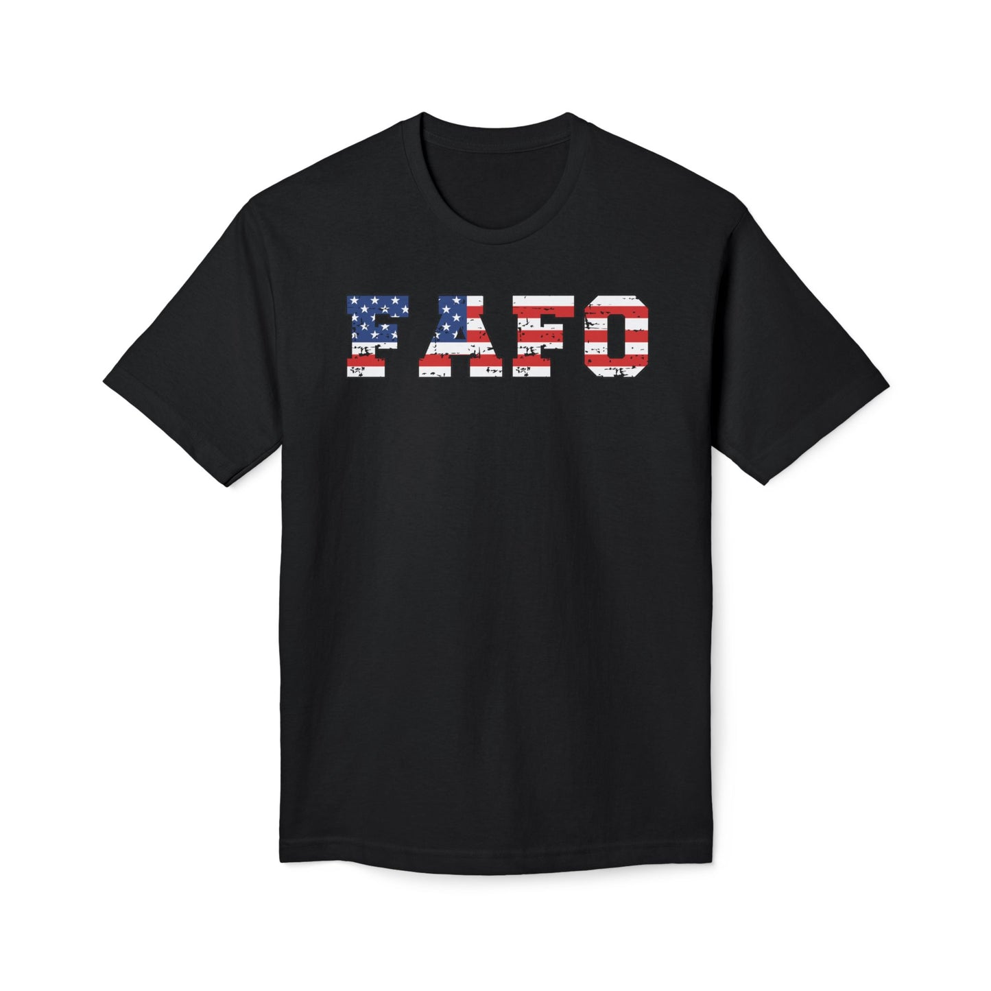 FAFO USA Flag Cotton Tee Shirt
