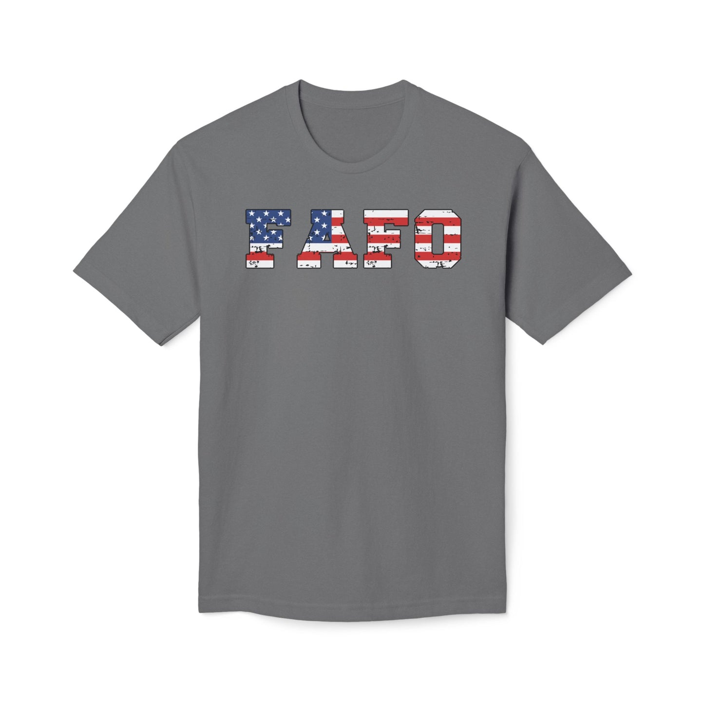 FAFO USA Flag Cotton Tee Shirt