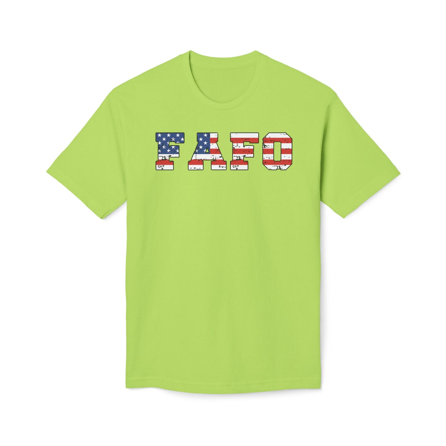 FAFO USA Flag Cotton Tee Shirt
