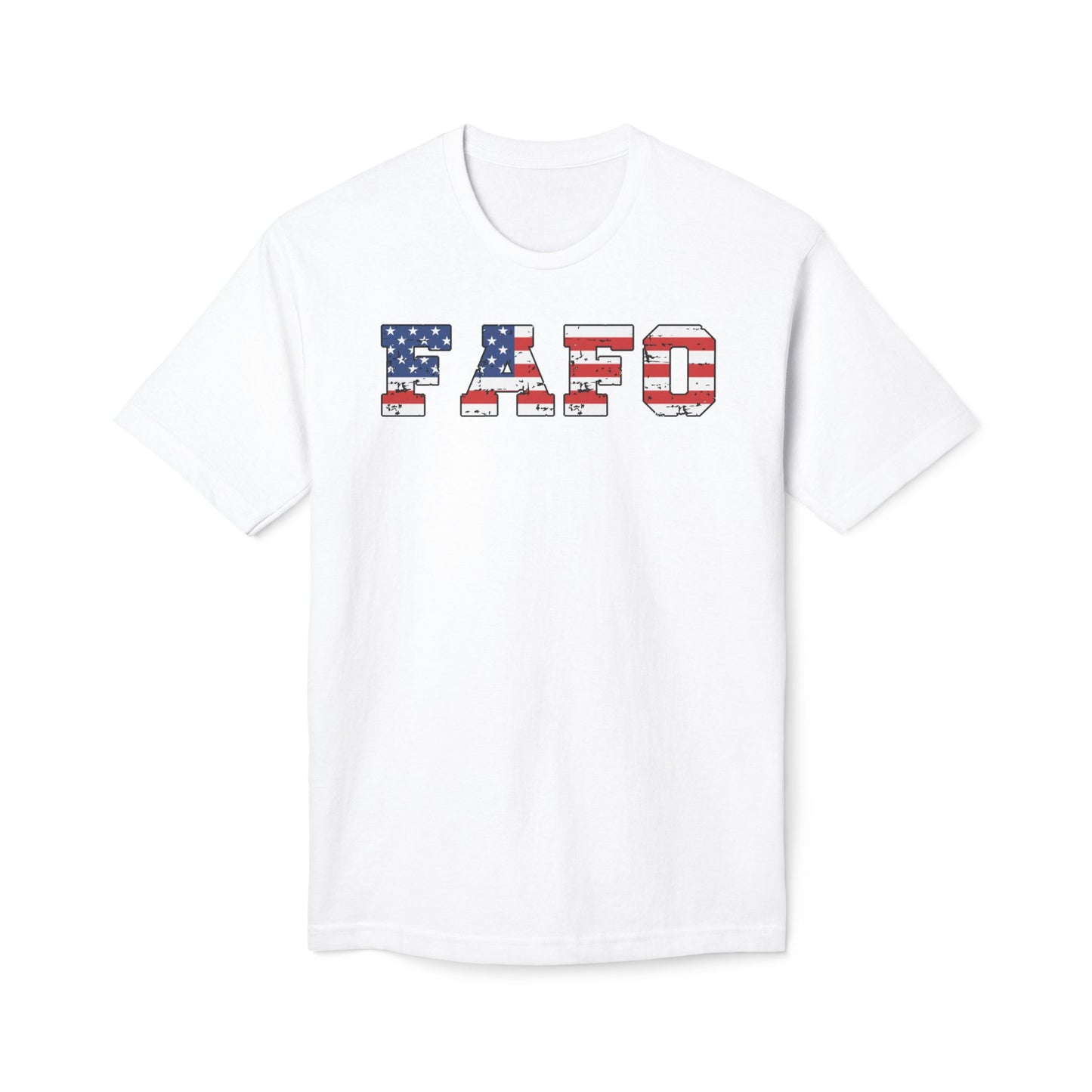 FAFO USA Flag Cotton Tee Shirt