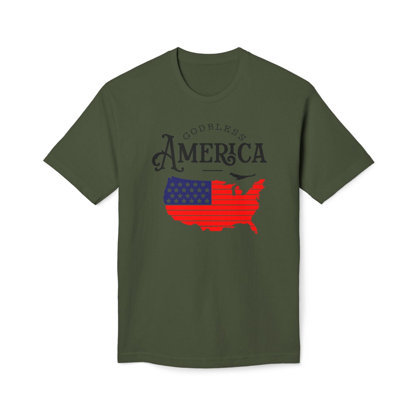 Godbless America Cotton Tee Shirt