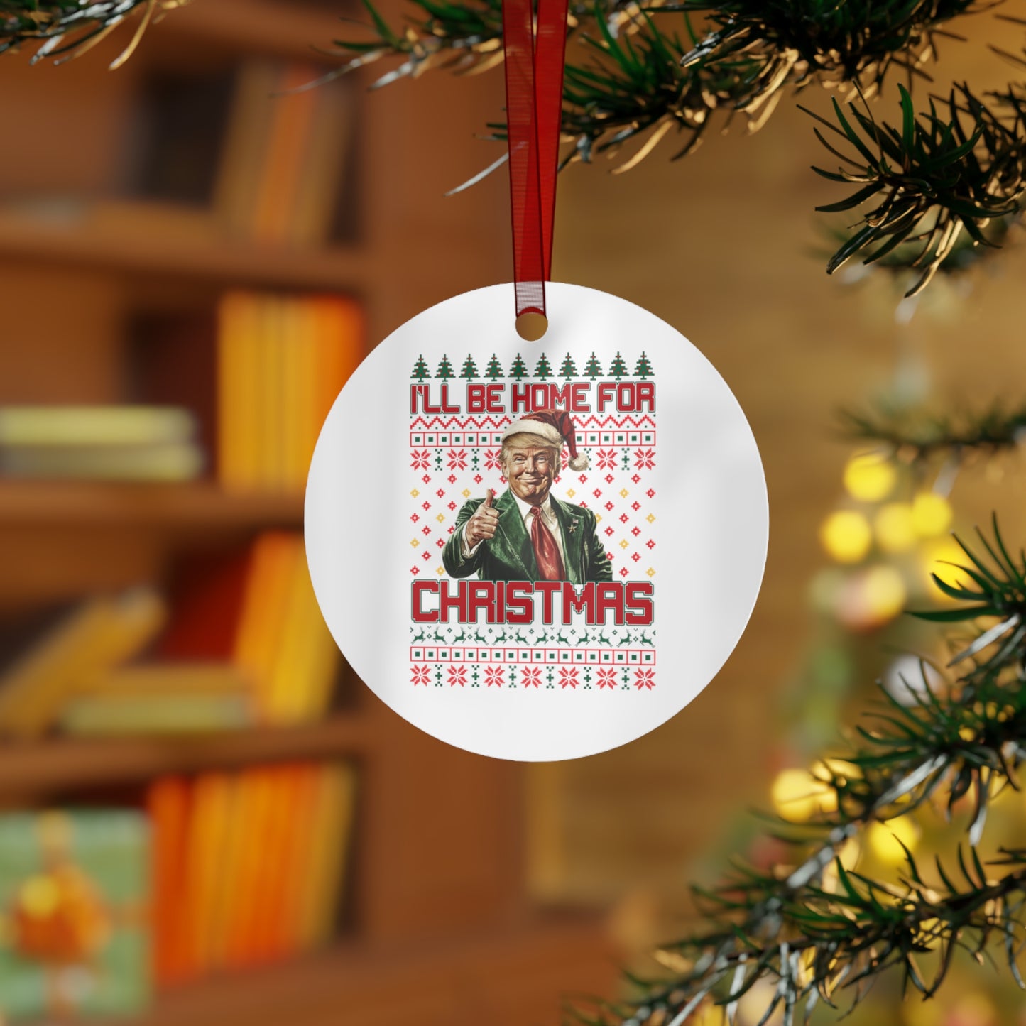 I'll Be Home For Christmas - Trees Ornament