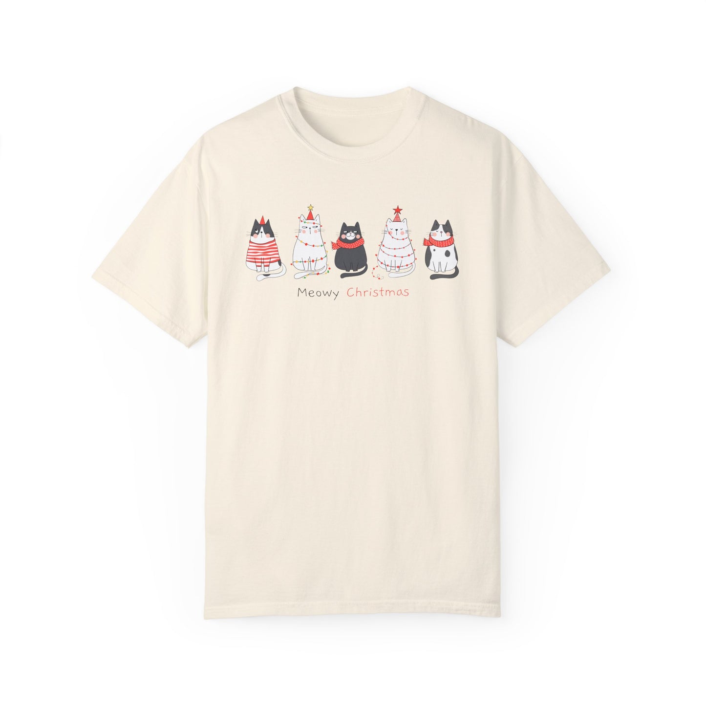 Meowy Christmas Tee Shirt