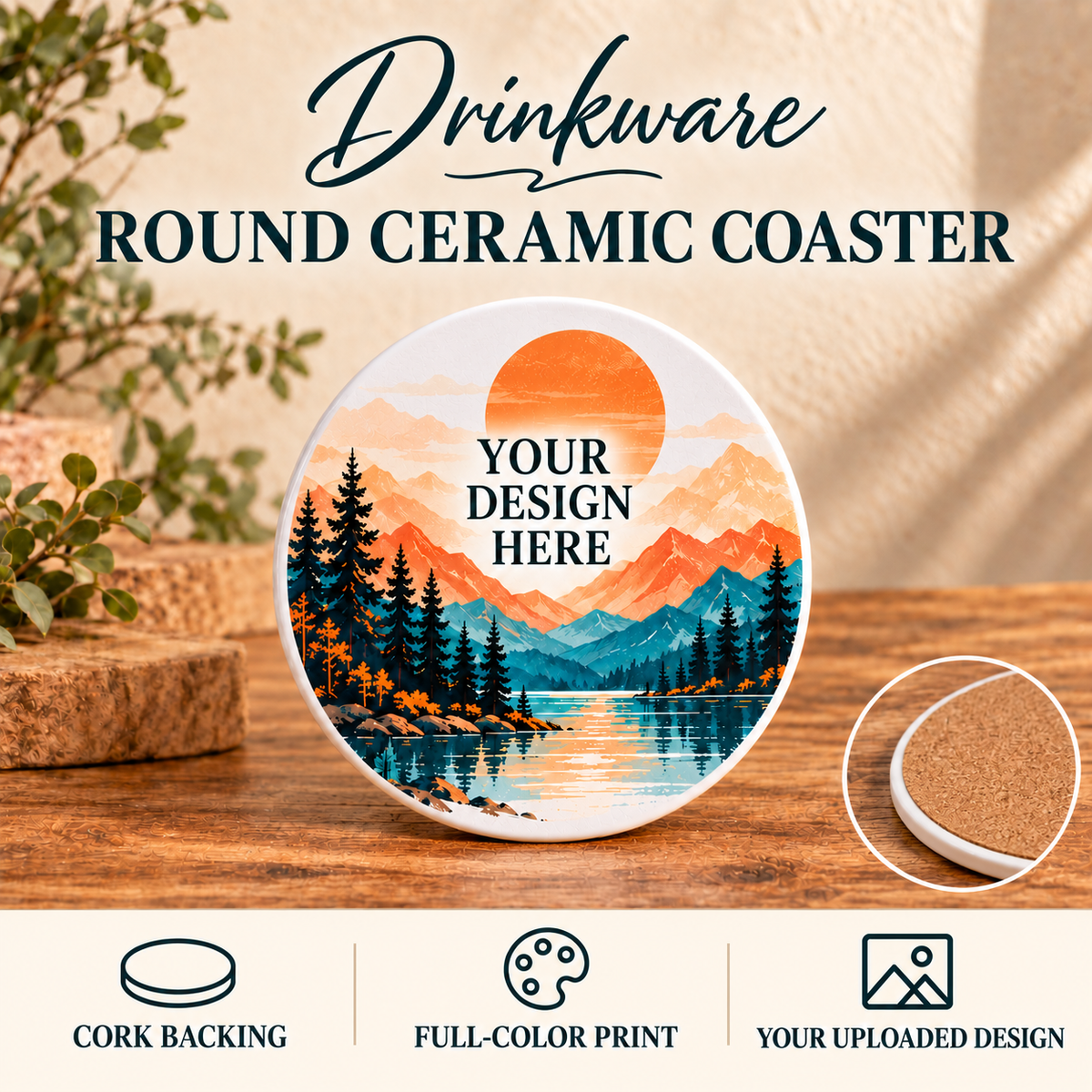Custom Drinkware – Personalized Mugs, Tumblers, Water Bottles, Can Coolers & Coasters