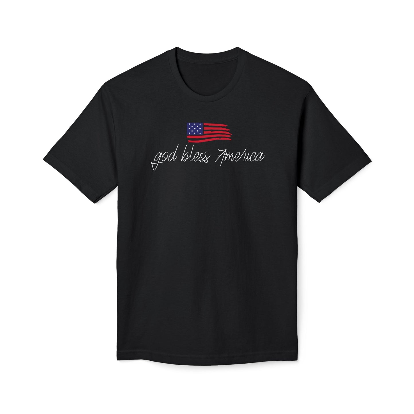 God Bless America Cotton Tee Shirt