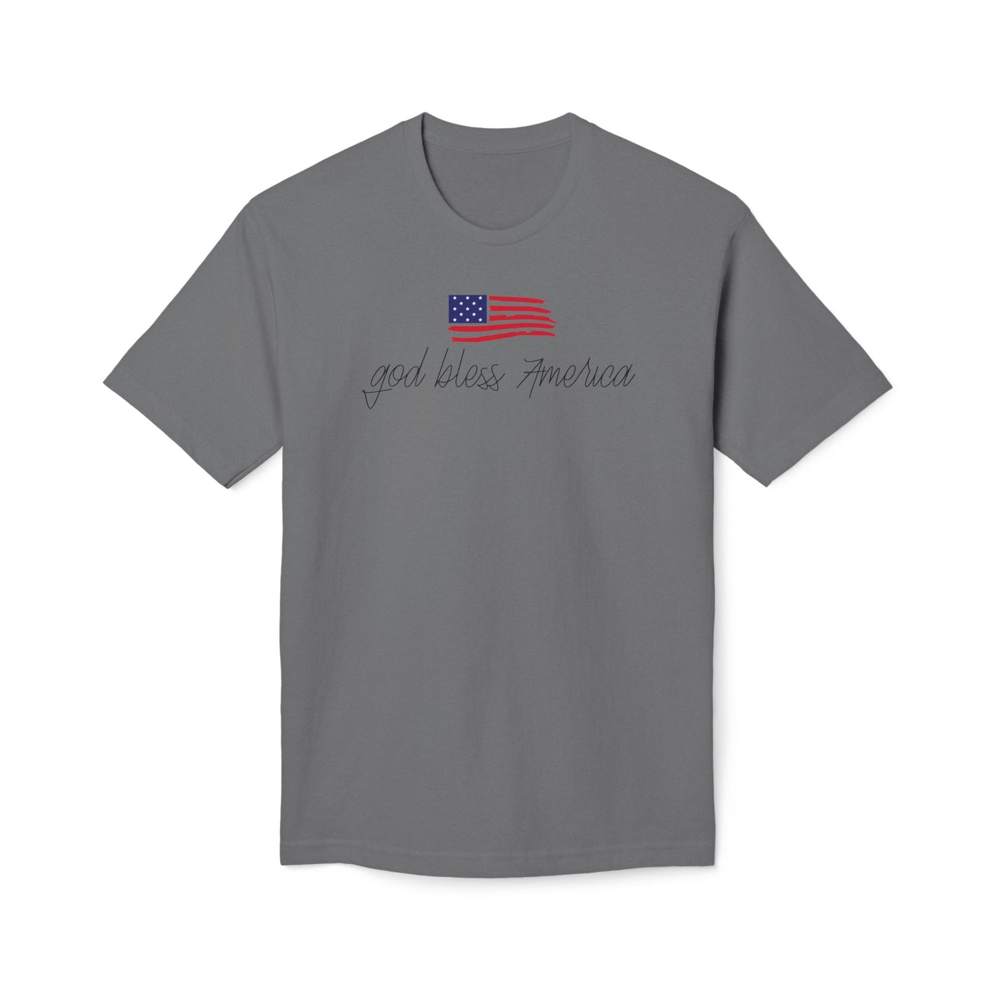 God Bless America Cotton Tee Shirt