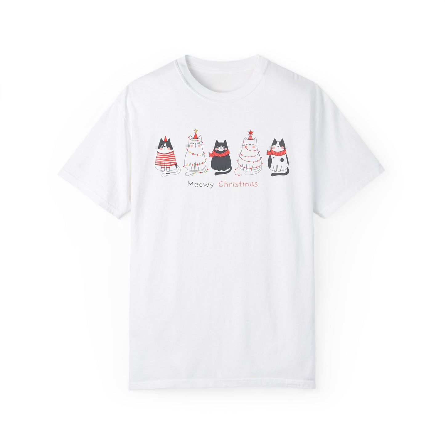 Meowy Christmas Tee Shirt