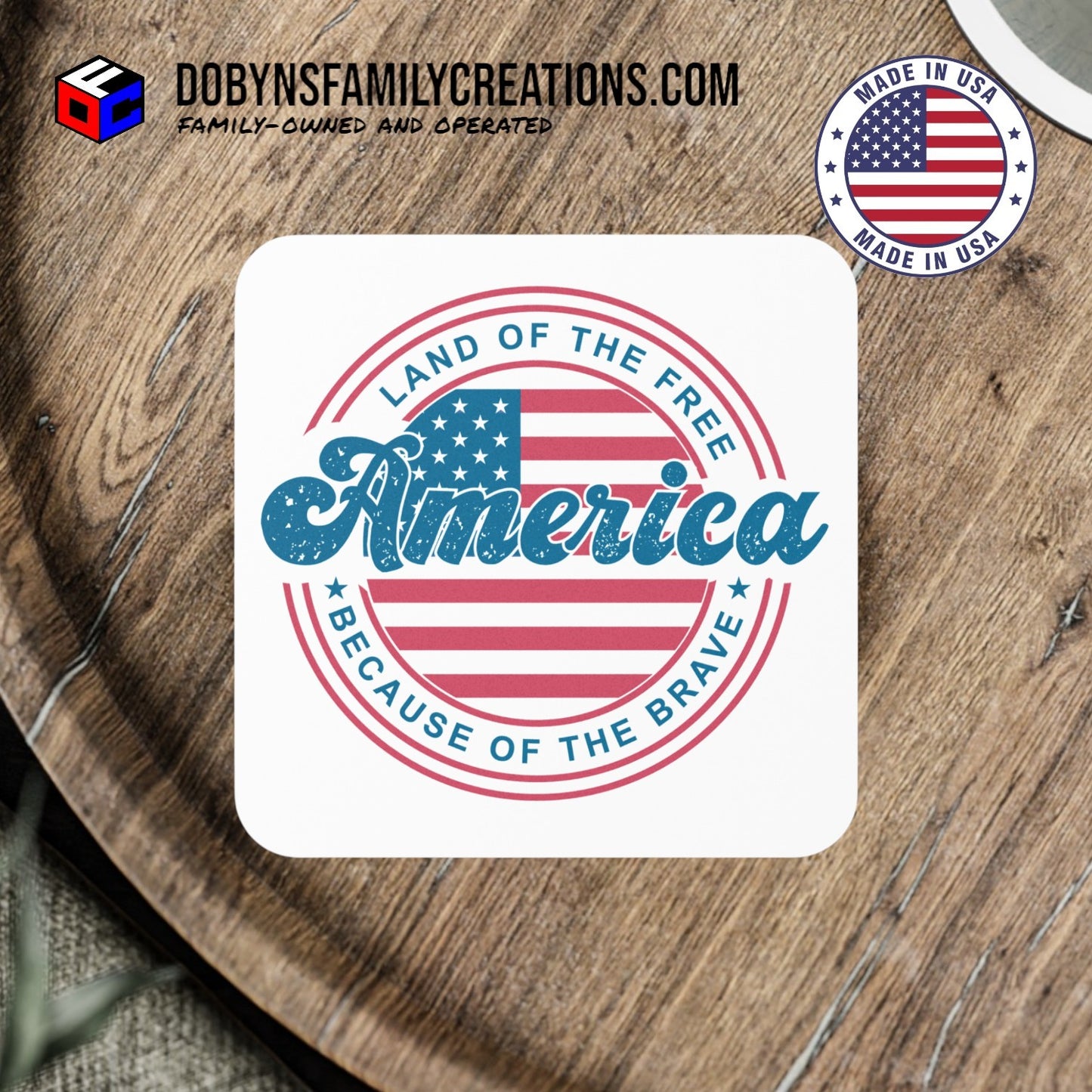 Land Of The Free America Coaster