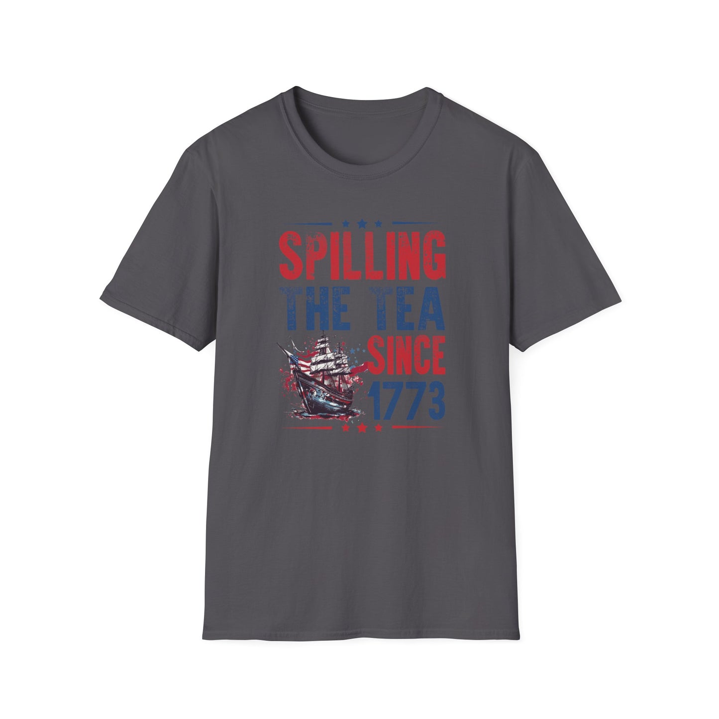 Spilling The Tea Since 1773 Cotton Tee Shirt