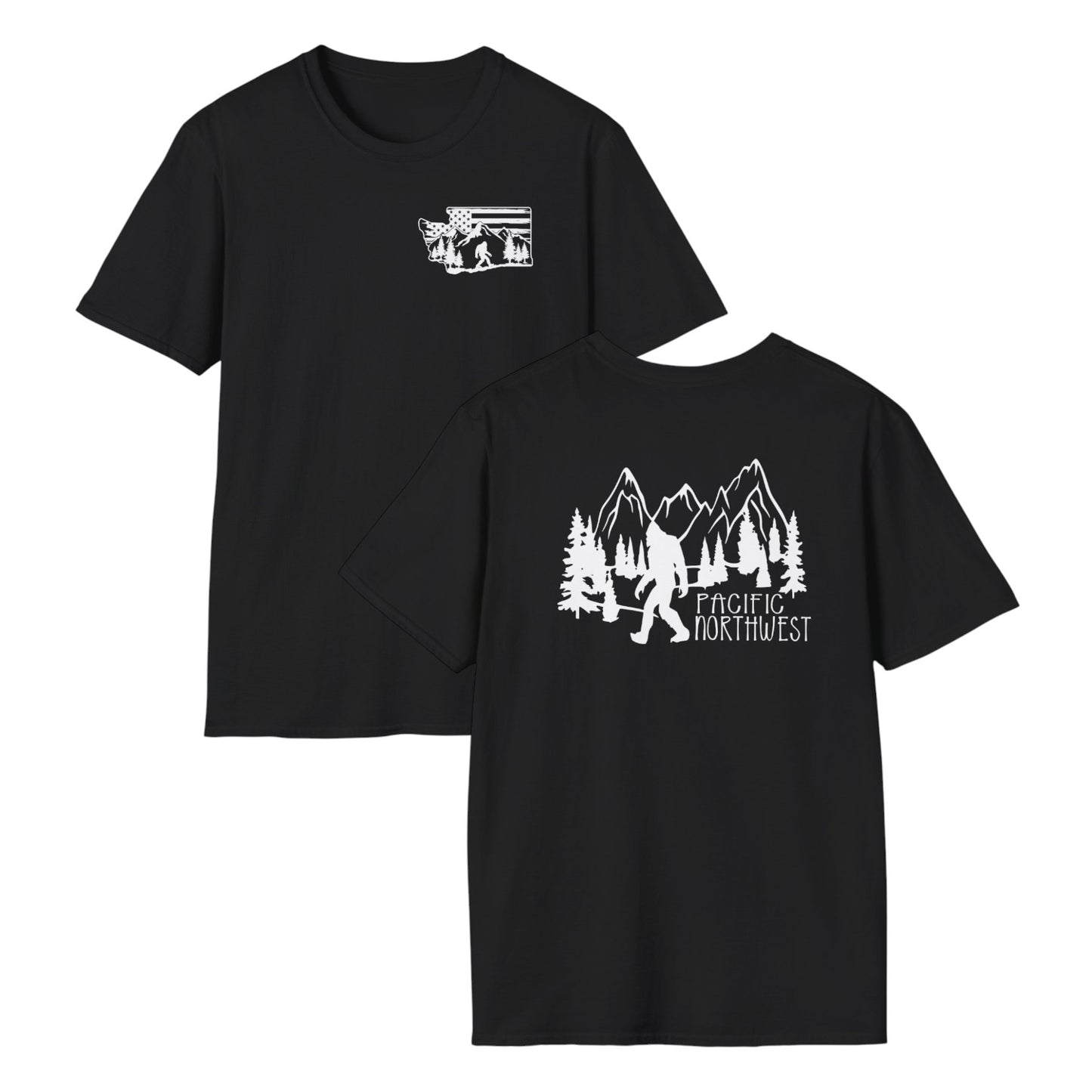 Pacific Northwest - Washington Cotton Tee Shirt