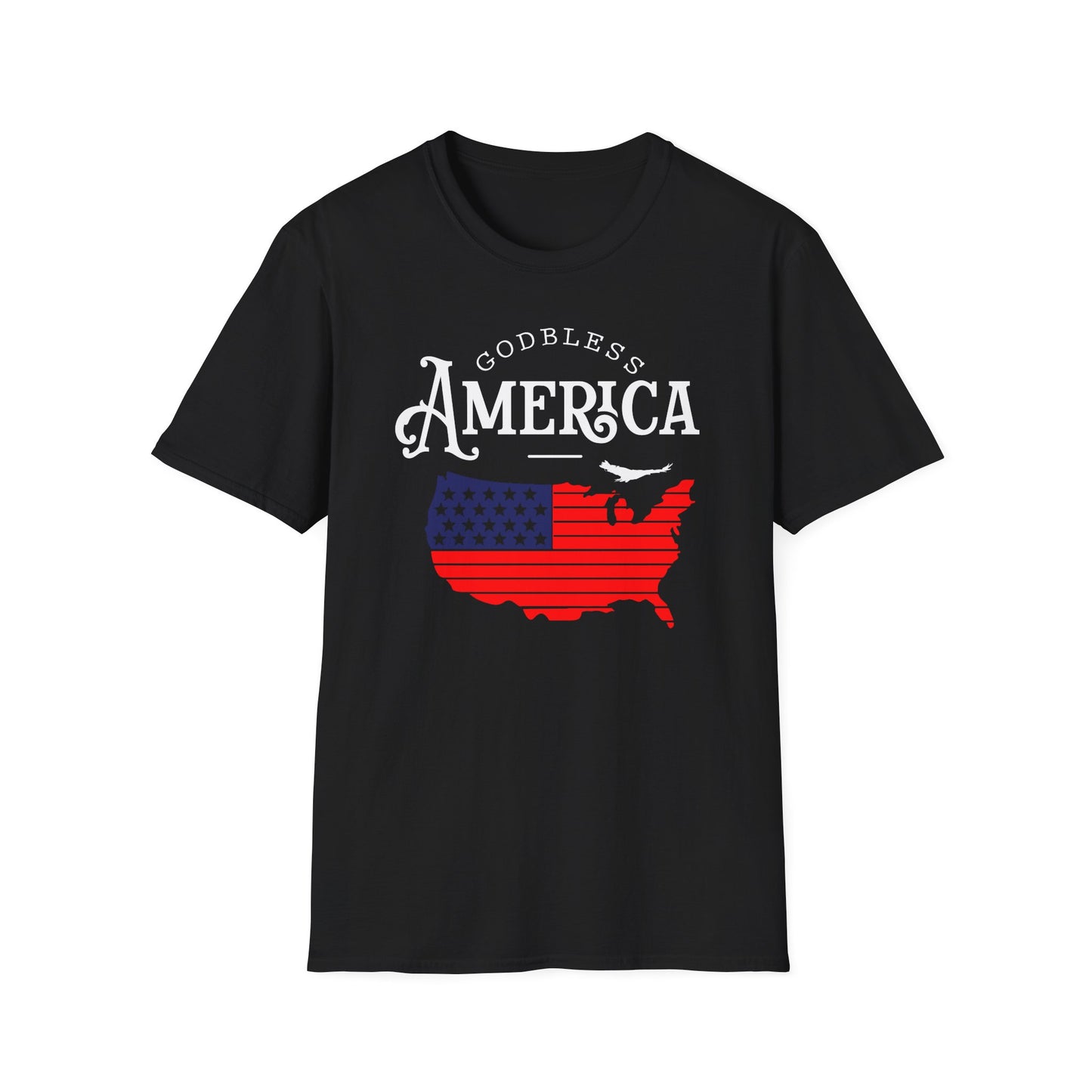 Godbless America Cotton Tee Shirt