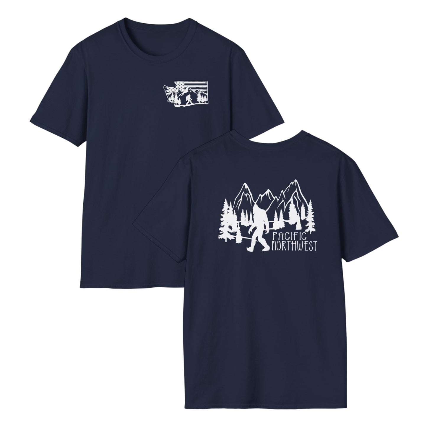 Pacific Northwest - Washington Cotton Tee Shirt