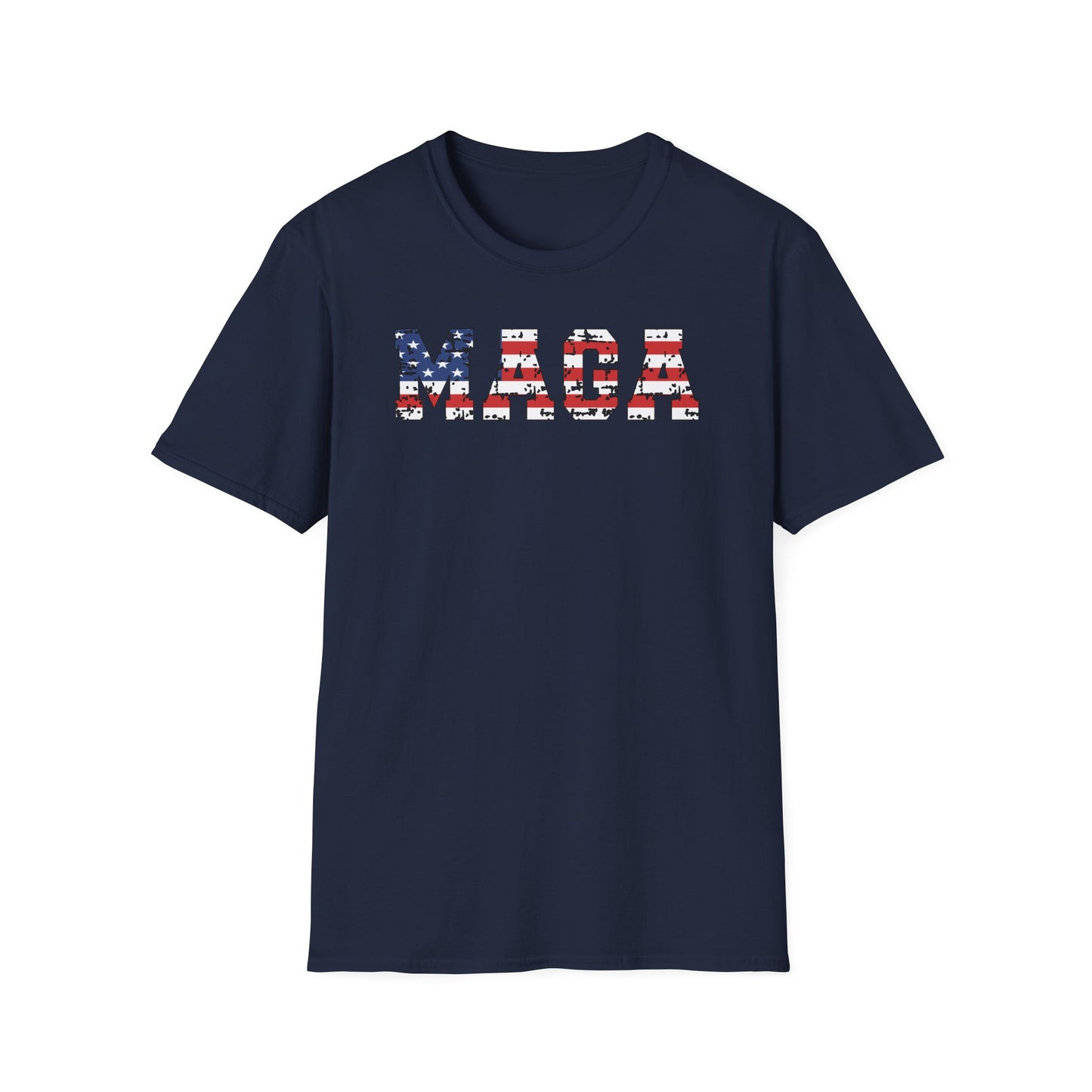 MAGA USA Flag Cotton Tee Shirt