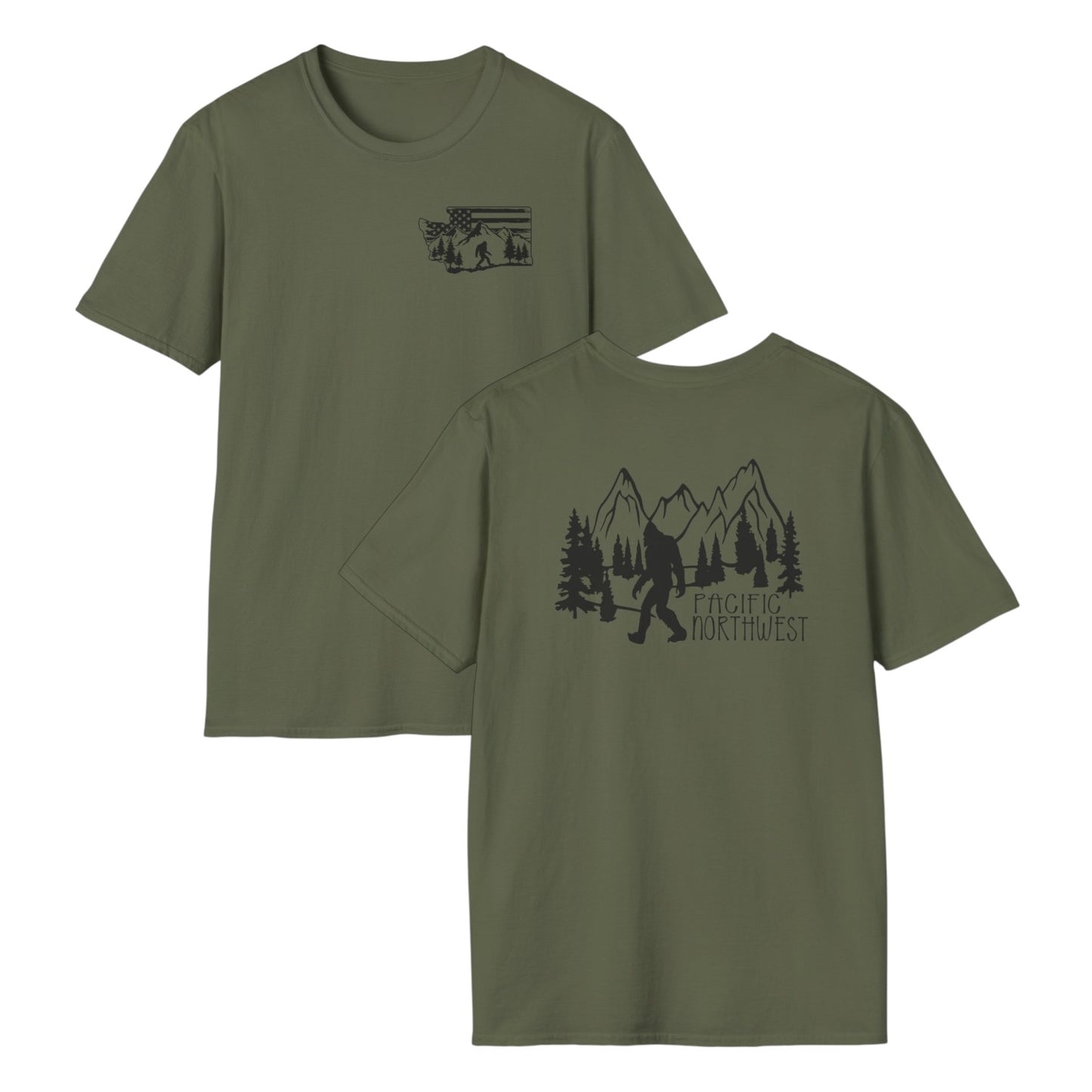Pacific Northwest - Washington Cotton Tee Shirt