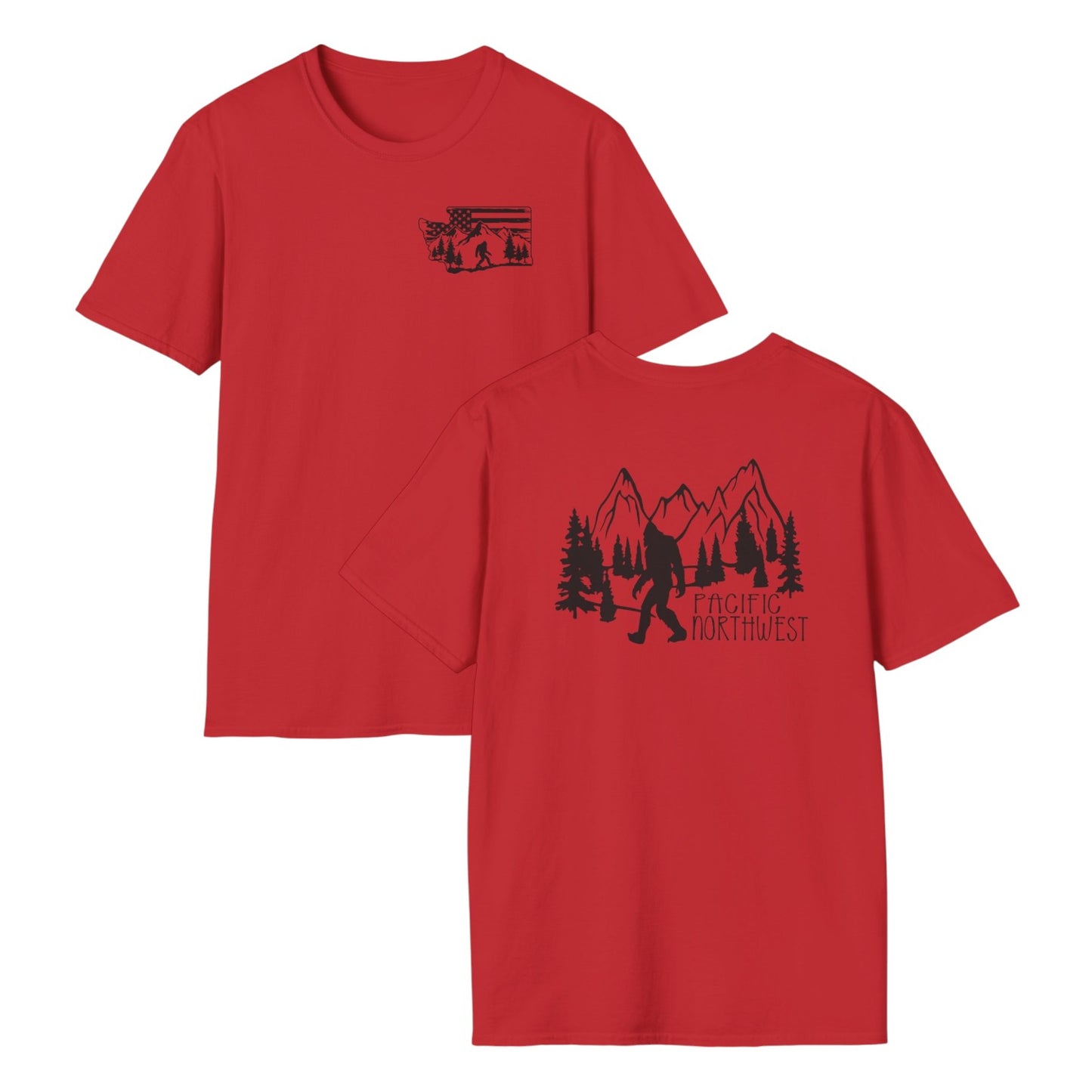 Pacific Northwest - Washington Cotton Tee Shirt