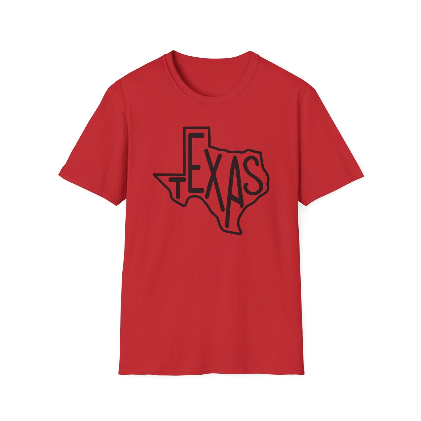 Texas in Texas Cotton Tee Shirt