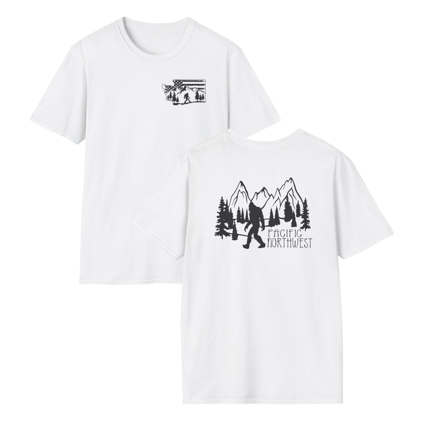 Pacific Northwest - Washington Cotton Tee Shirt