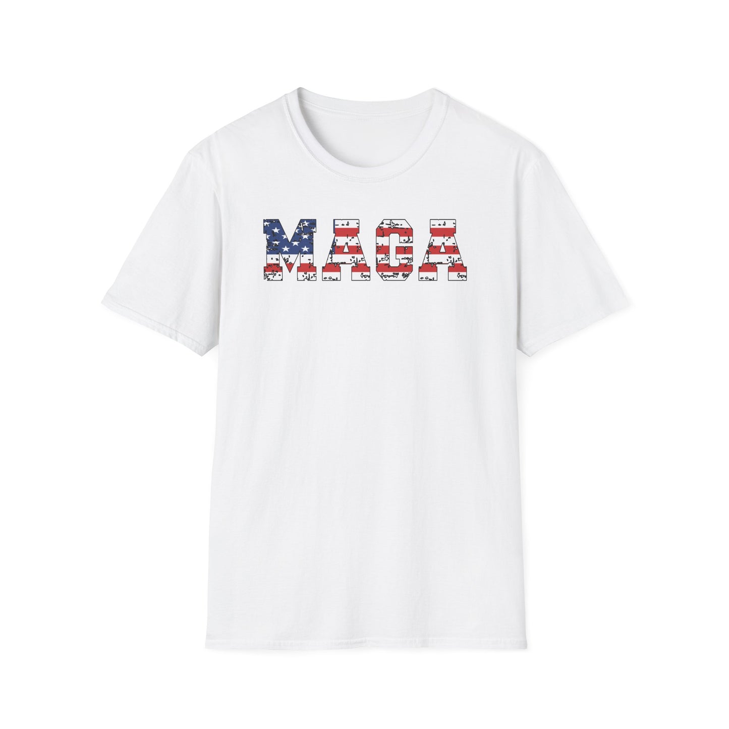 MAGA USA Flag Cotton Tee Shirt