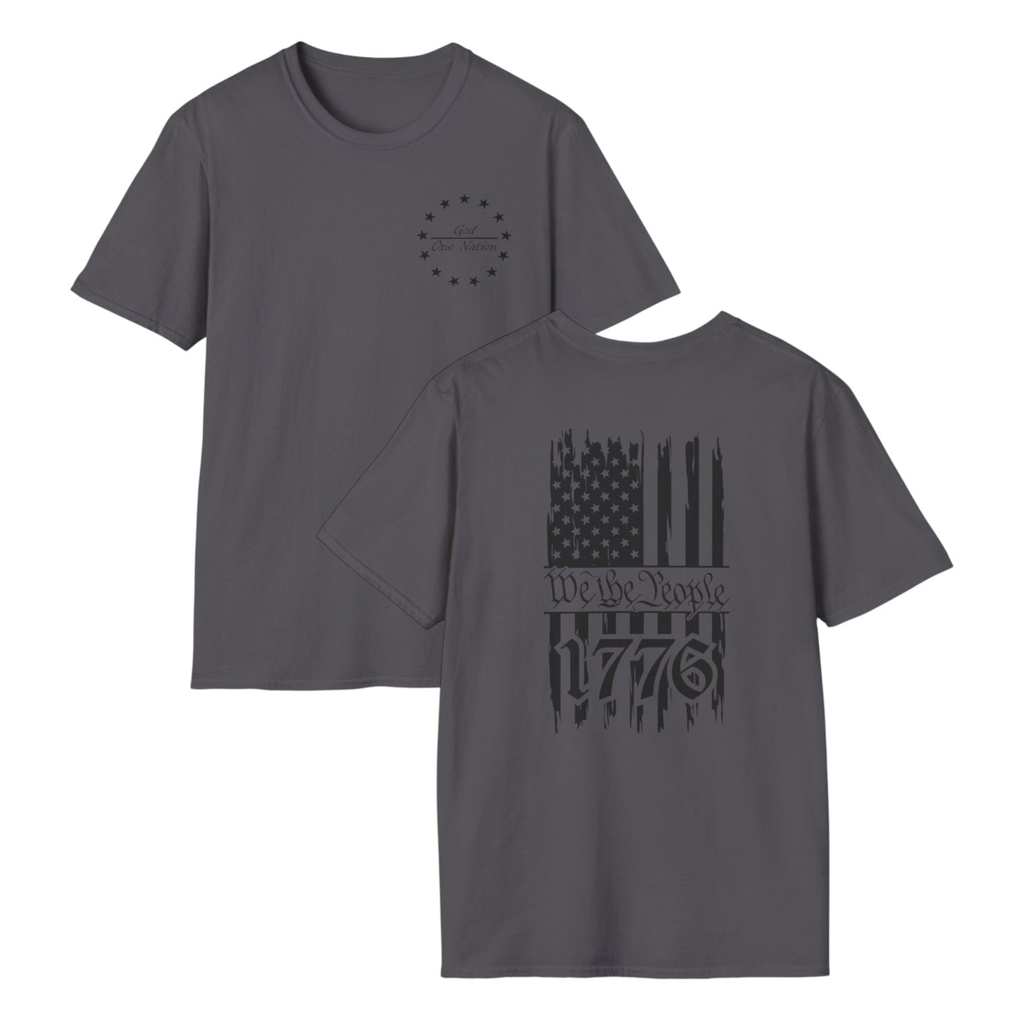 One Nation Under God - We the People Cotton Tee Shirt