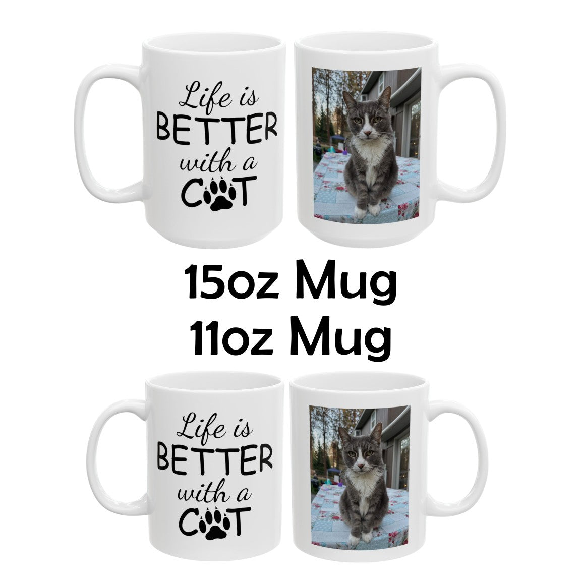 Your Image Cat Mug