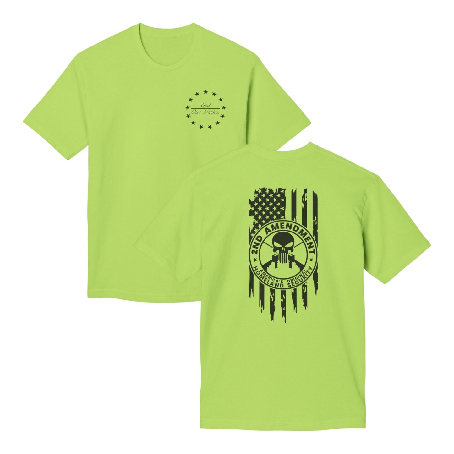 One Nation Under God - 2nd Amendment Cotton Tee Shirt