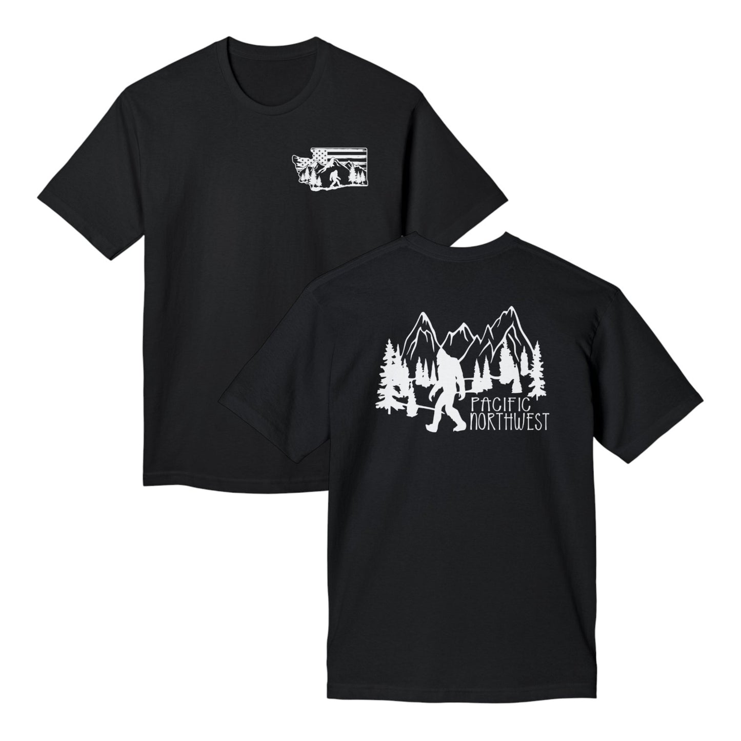 Pacific Northwest - Washington Cotton Tee Shirt