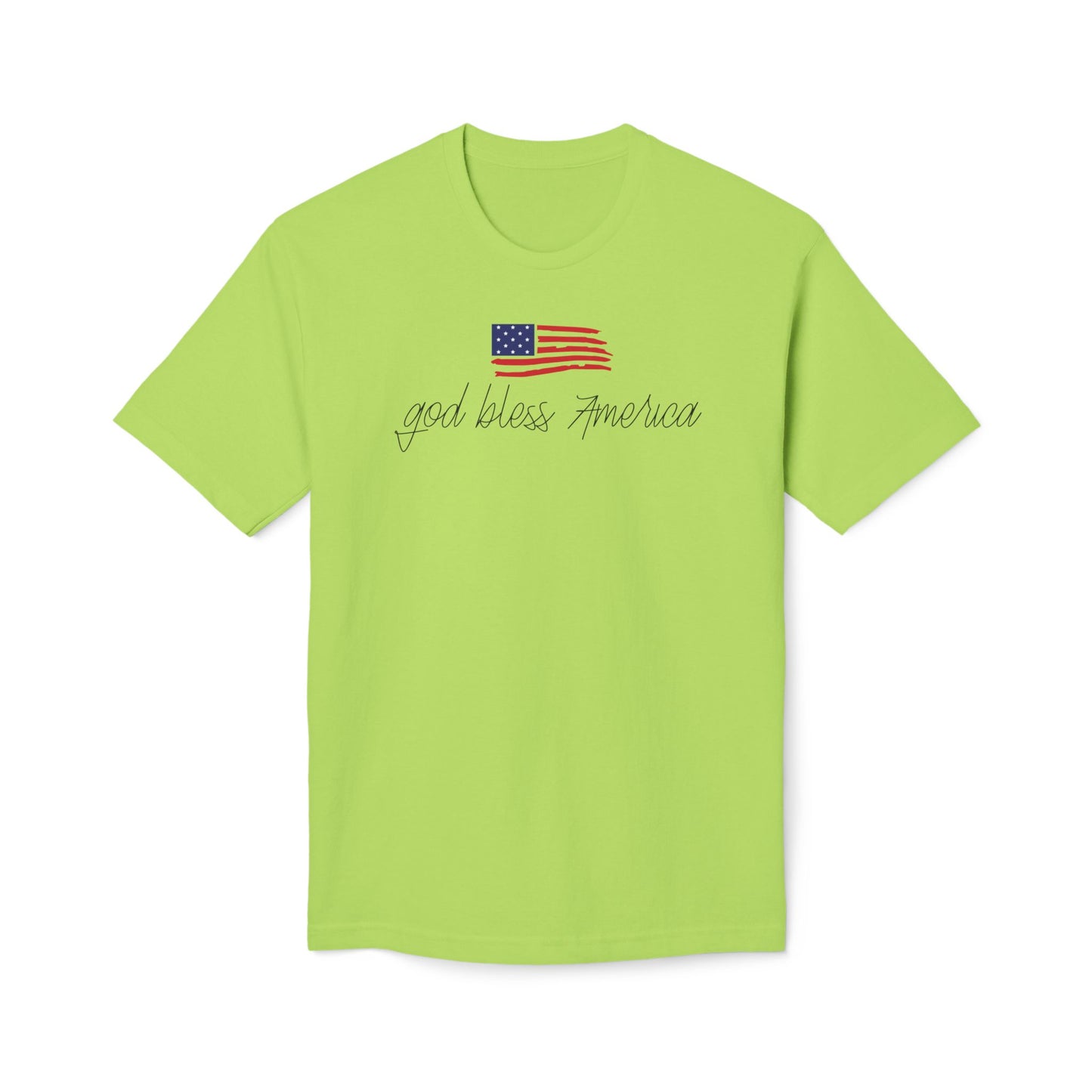 God Bless America Cotton Tee Shirt