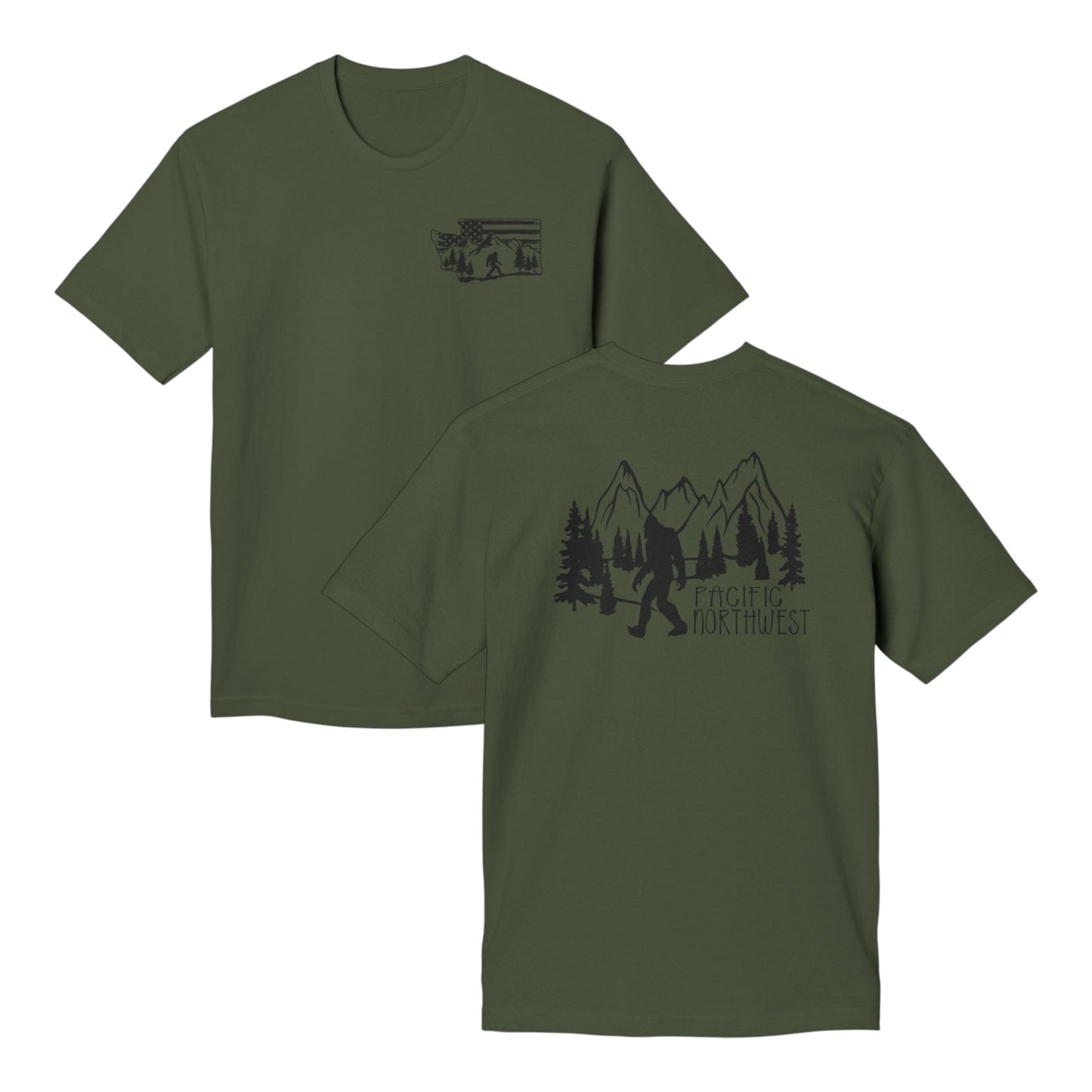 Pacific Northwest - Washington Cotton Tee Shirt