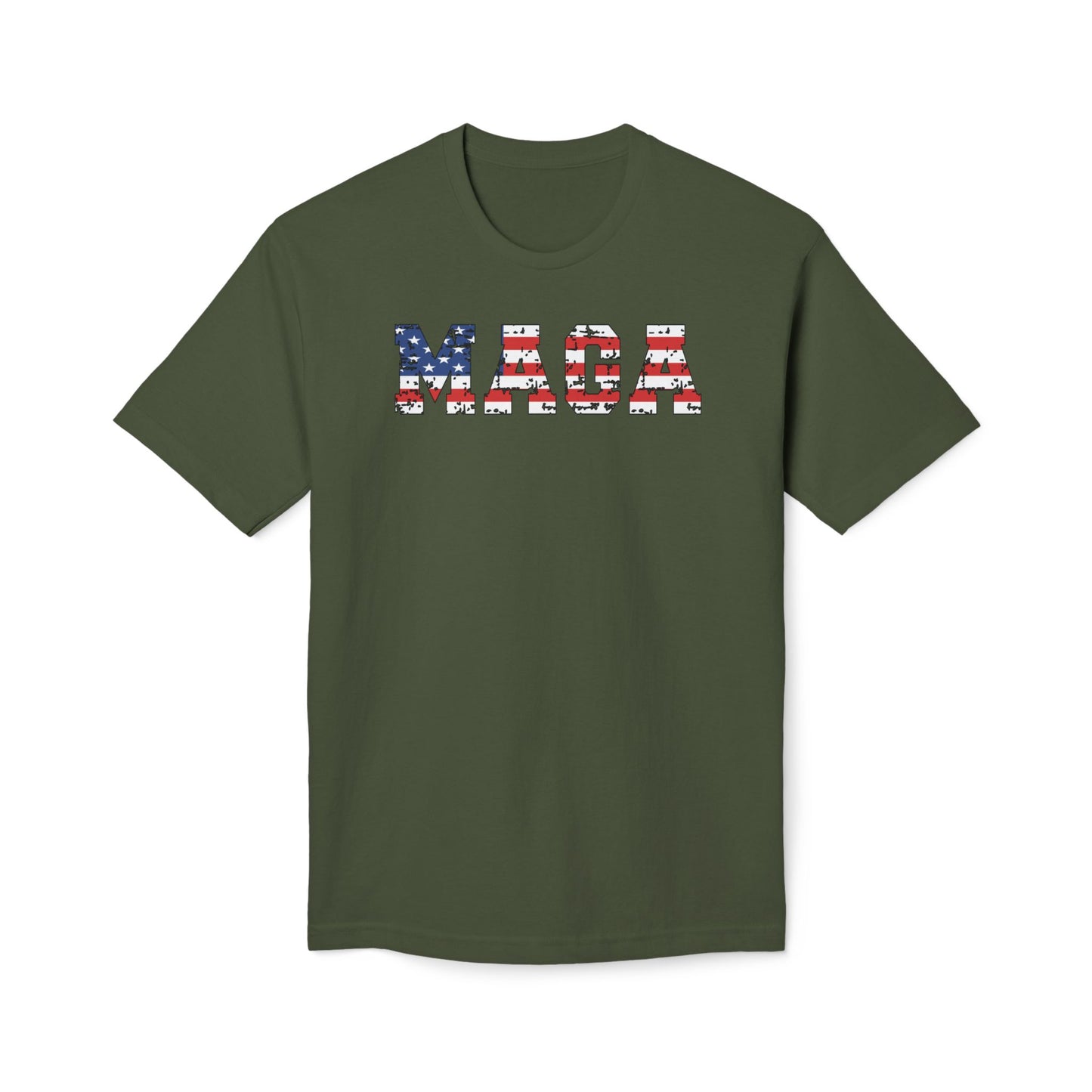 MAGA USA Flag Cotton Tee Shirt