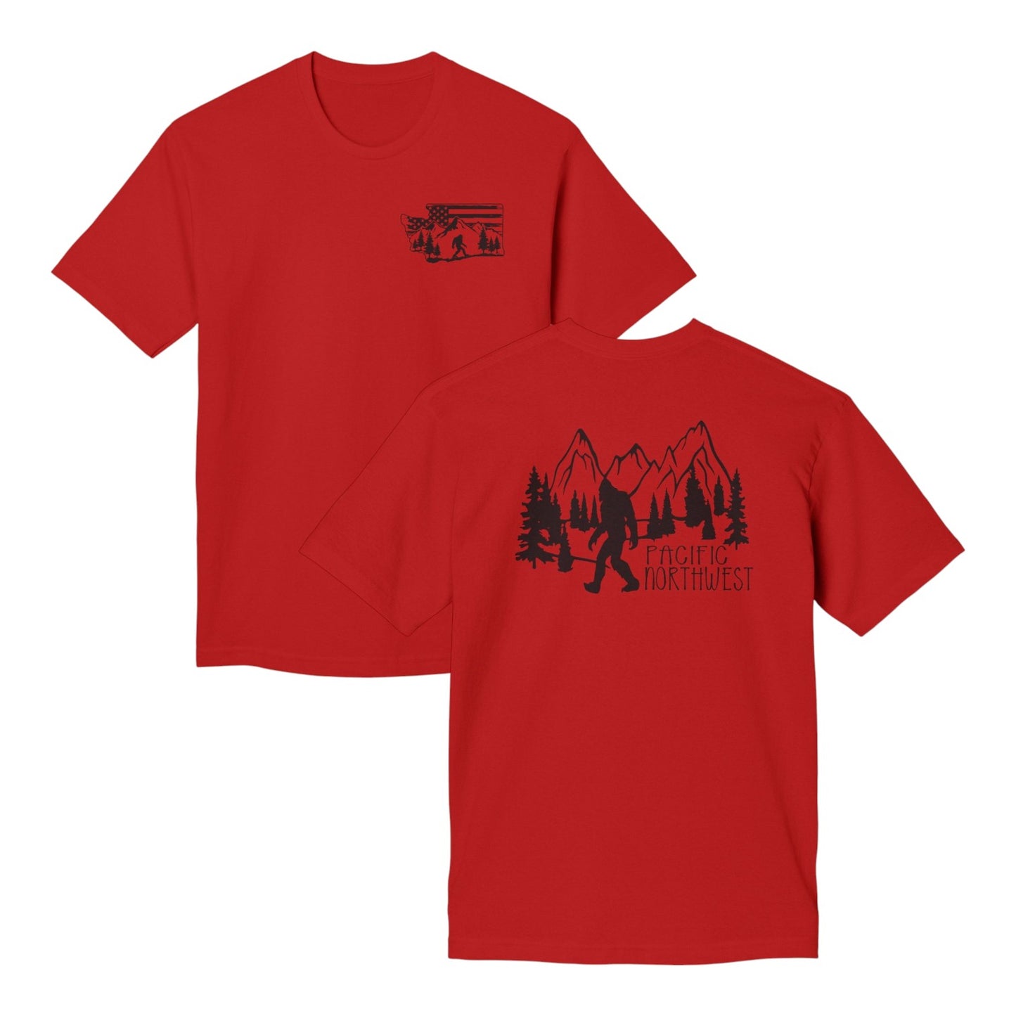 Pacific Northwest - Washington Cotton Tee Shirt