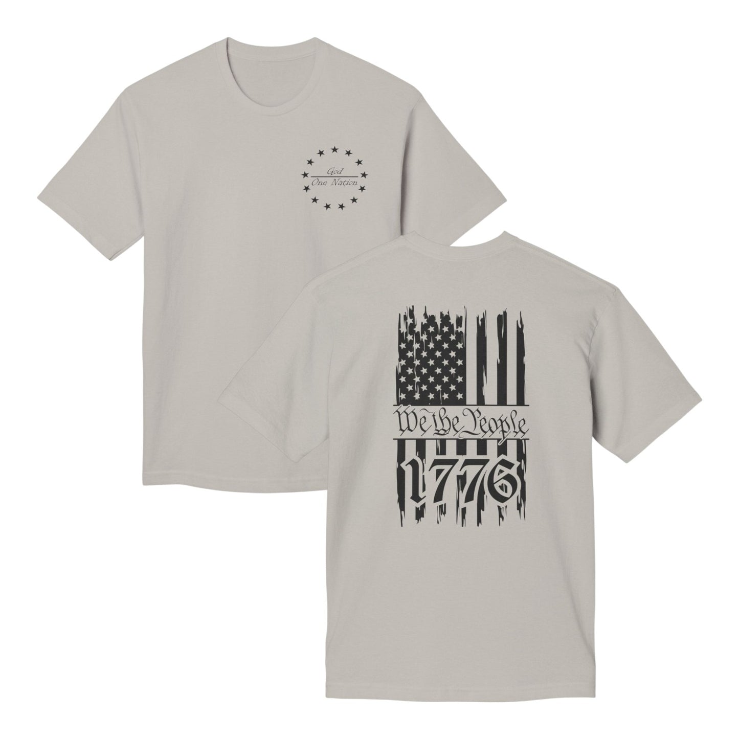 One Nation Under God - We the People Cotton Tee Shirt