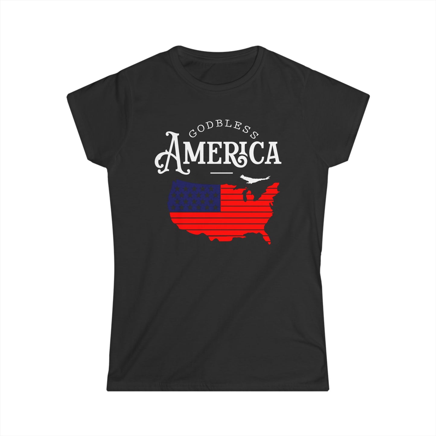 Godbless America Cotton Tee Shirt