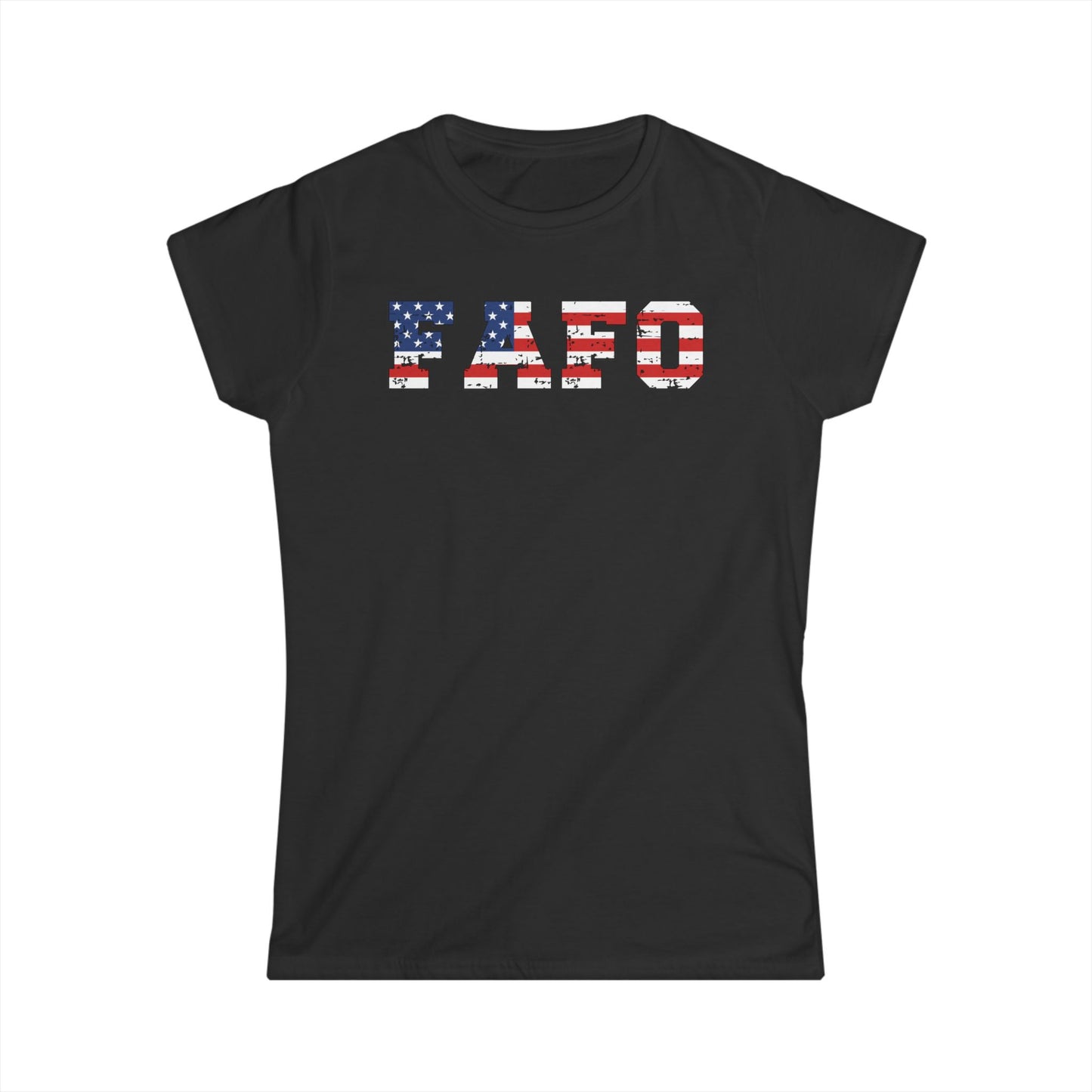 FAFO USA Flag Cotton Tee Shirt