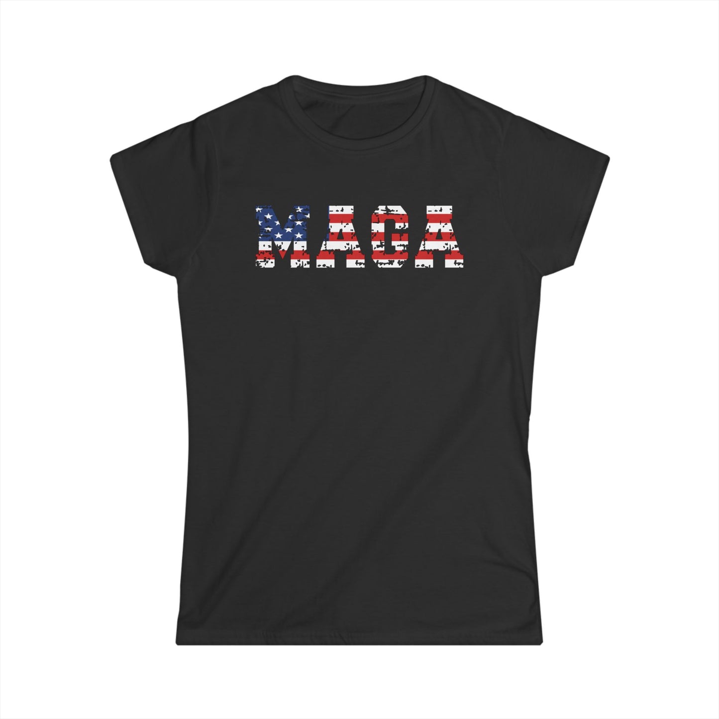 MAGA USA Flag Cotton Tee Shirt