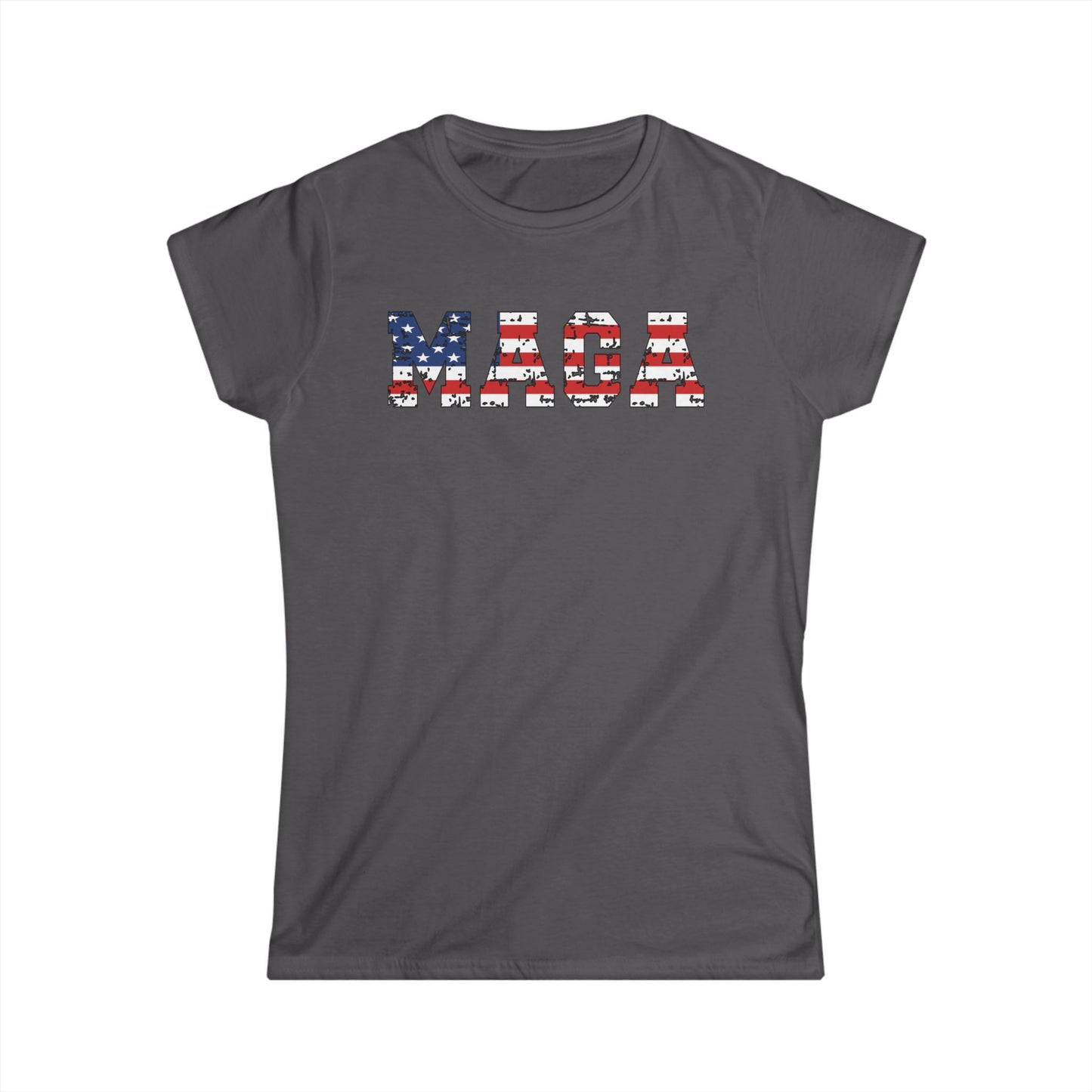 MAGA USA Flag Cotton Tee Shirt