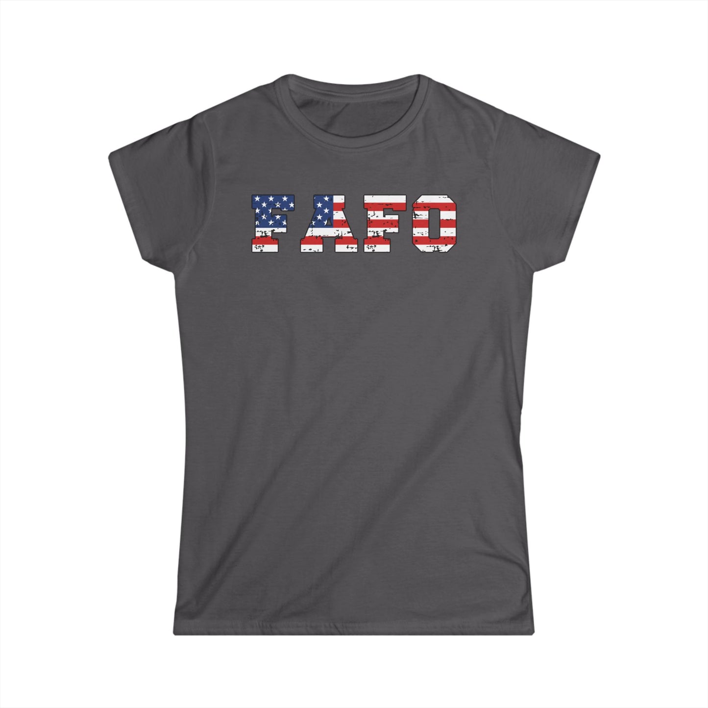 FAFO USA Flag Cotton Tee Shirt