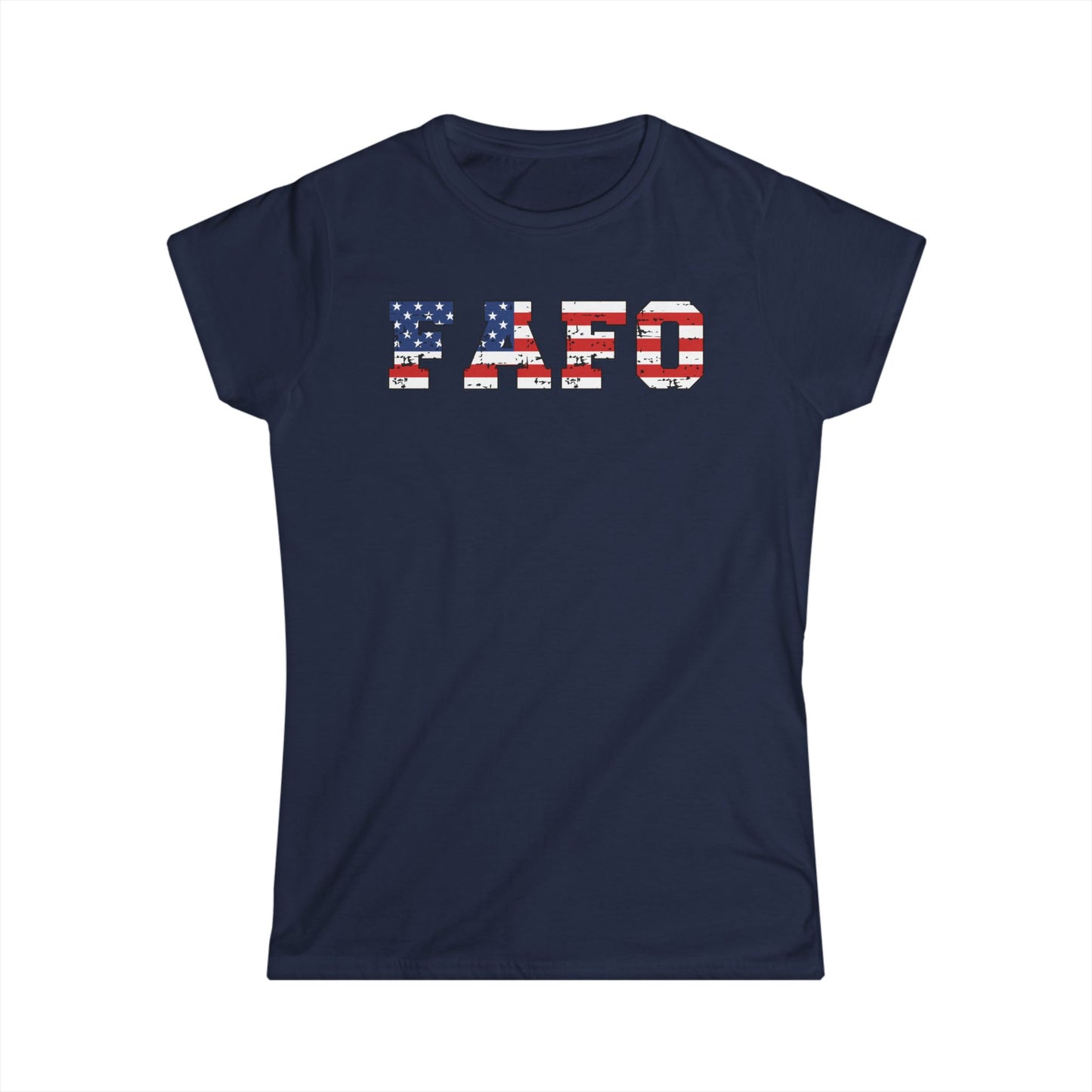 FAFO USA Flag Cotton Tee Shirt