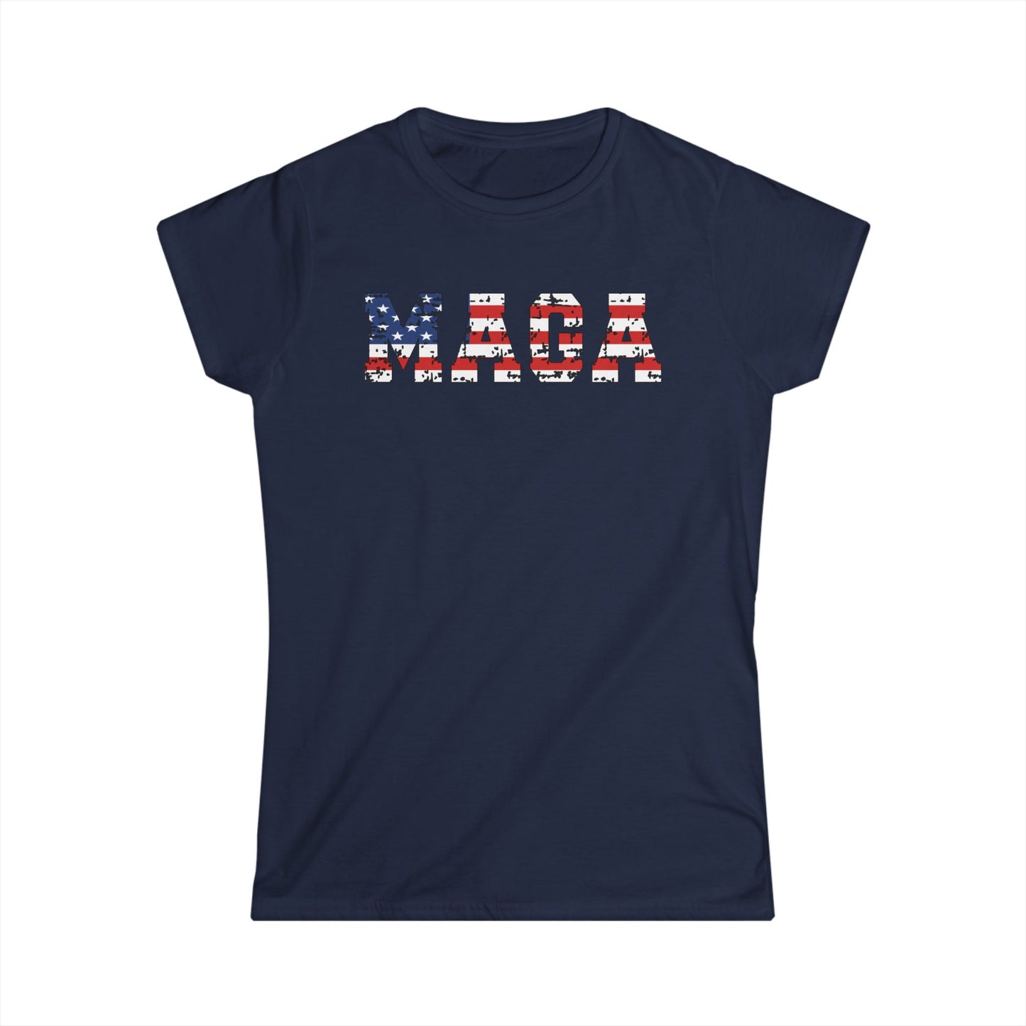 MAGA USA Flag Cotton Tee Shirt