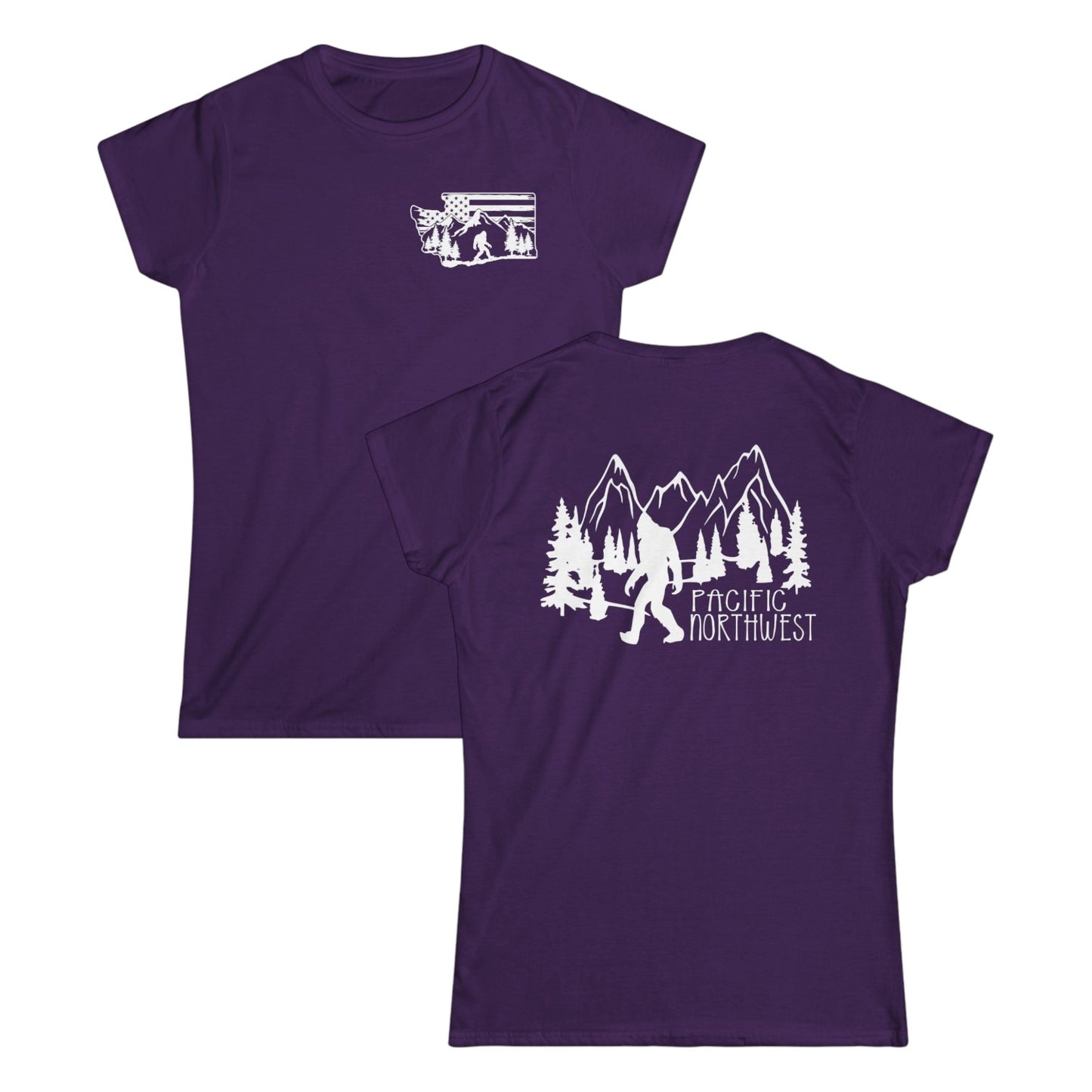 Pacific Northwest - Washington Cotton Tee Shirt