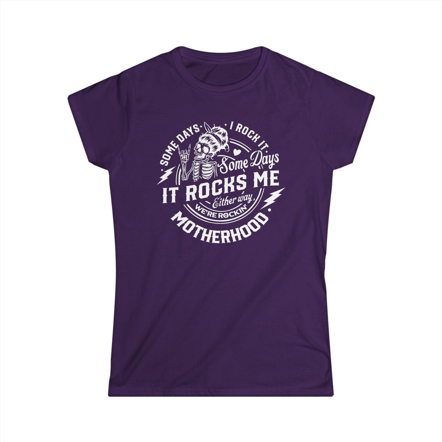 Motherhood Somedays It Rocks Me Cotton Tee Shirt