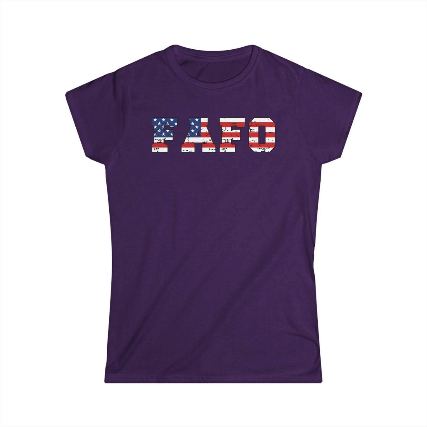 FAFO USA Flag Cotton Tee Shirt