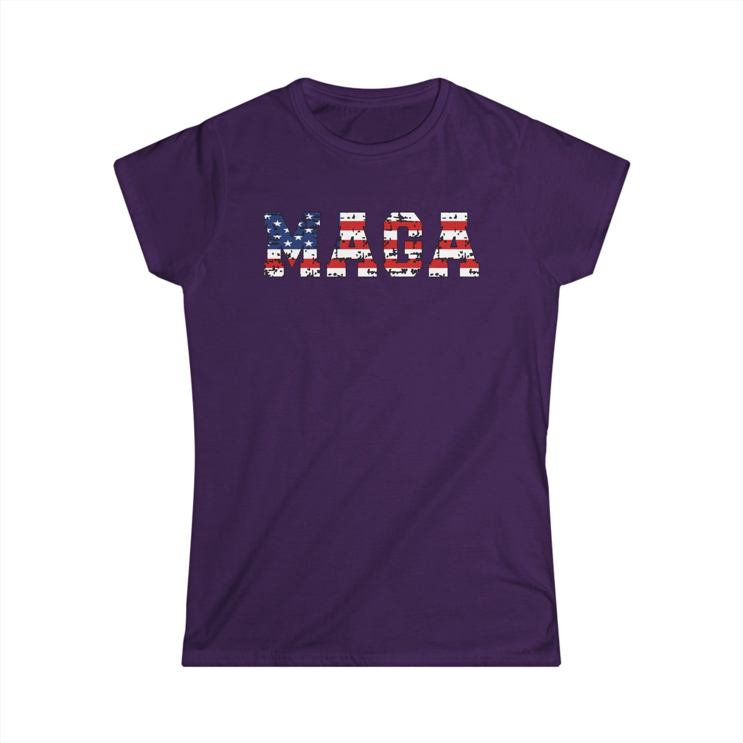 MAGA USA Flag Cotton Tee Shirt