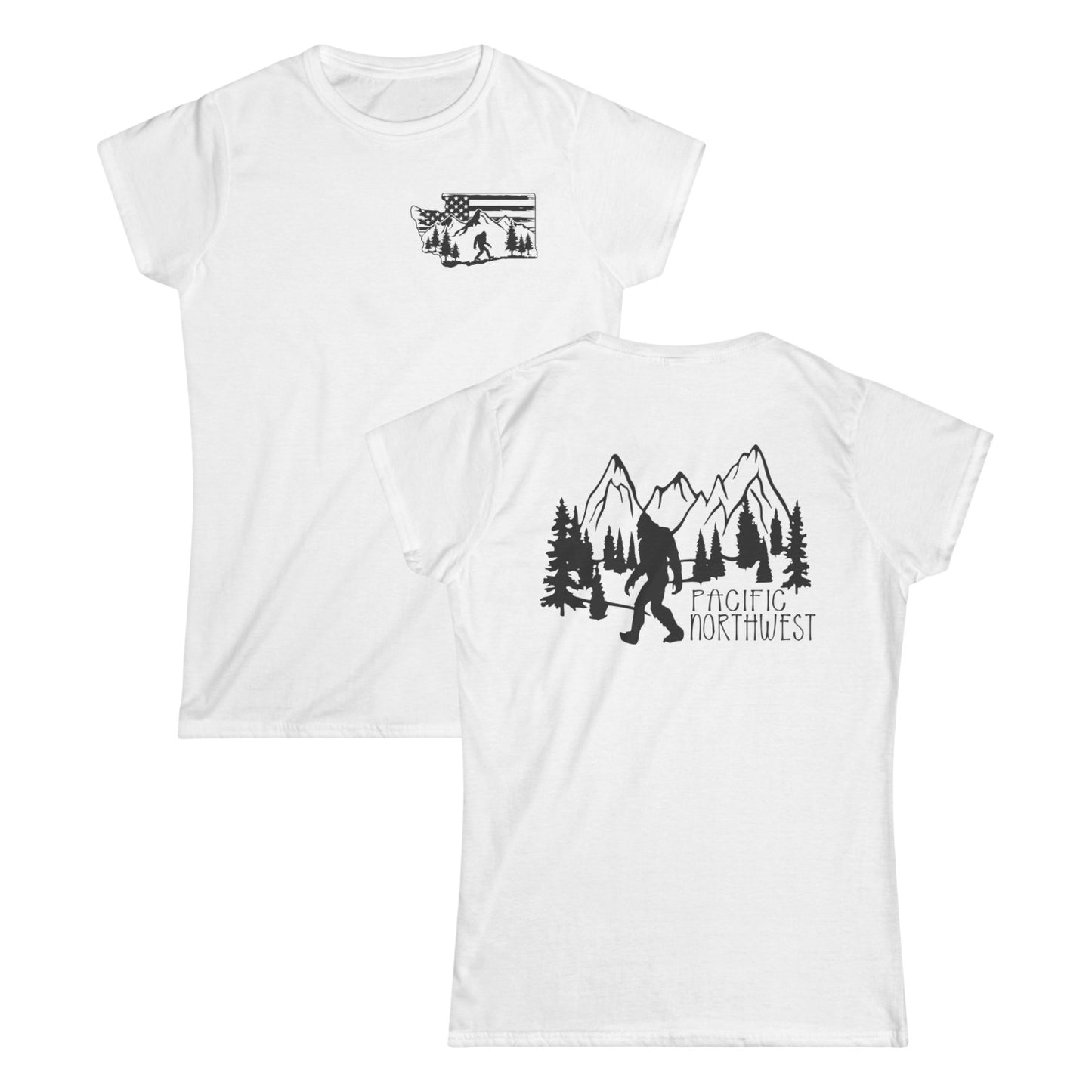 Pacific Northwest - Washington Cotton Tee Shirt