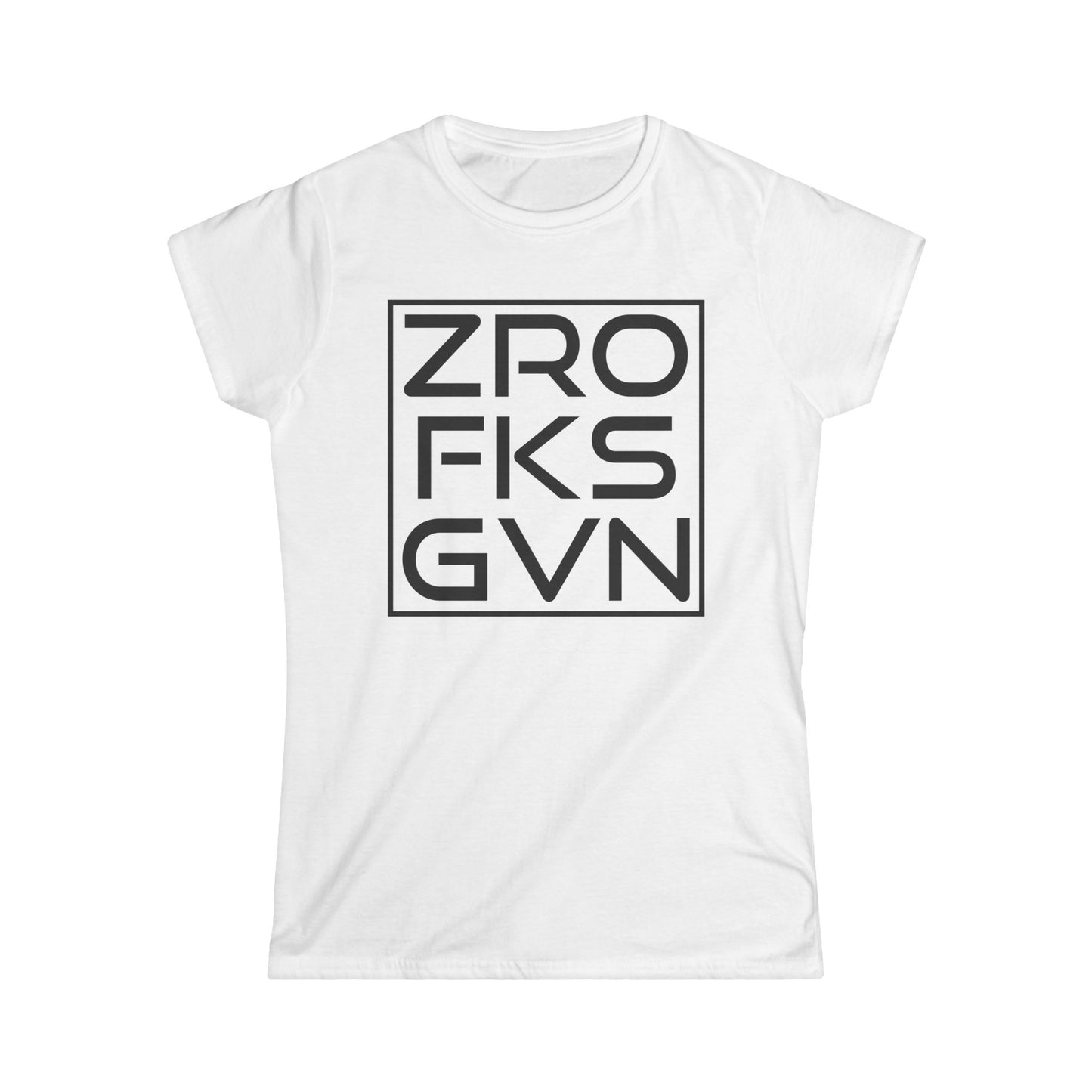 Zero Fucks Given Cotton Tee Shirt