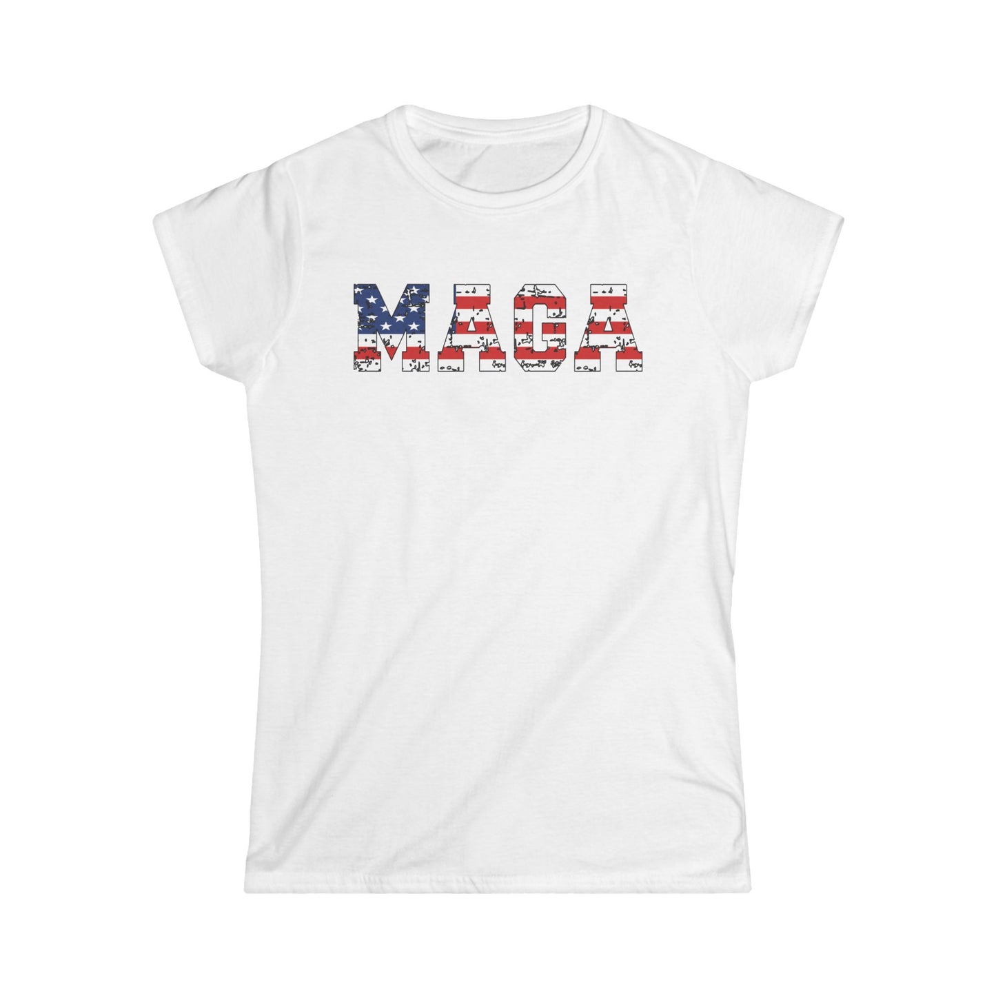 MAGA USA Flag Cotton Tee Shirt
