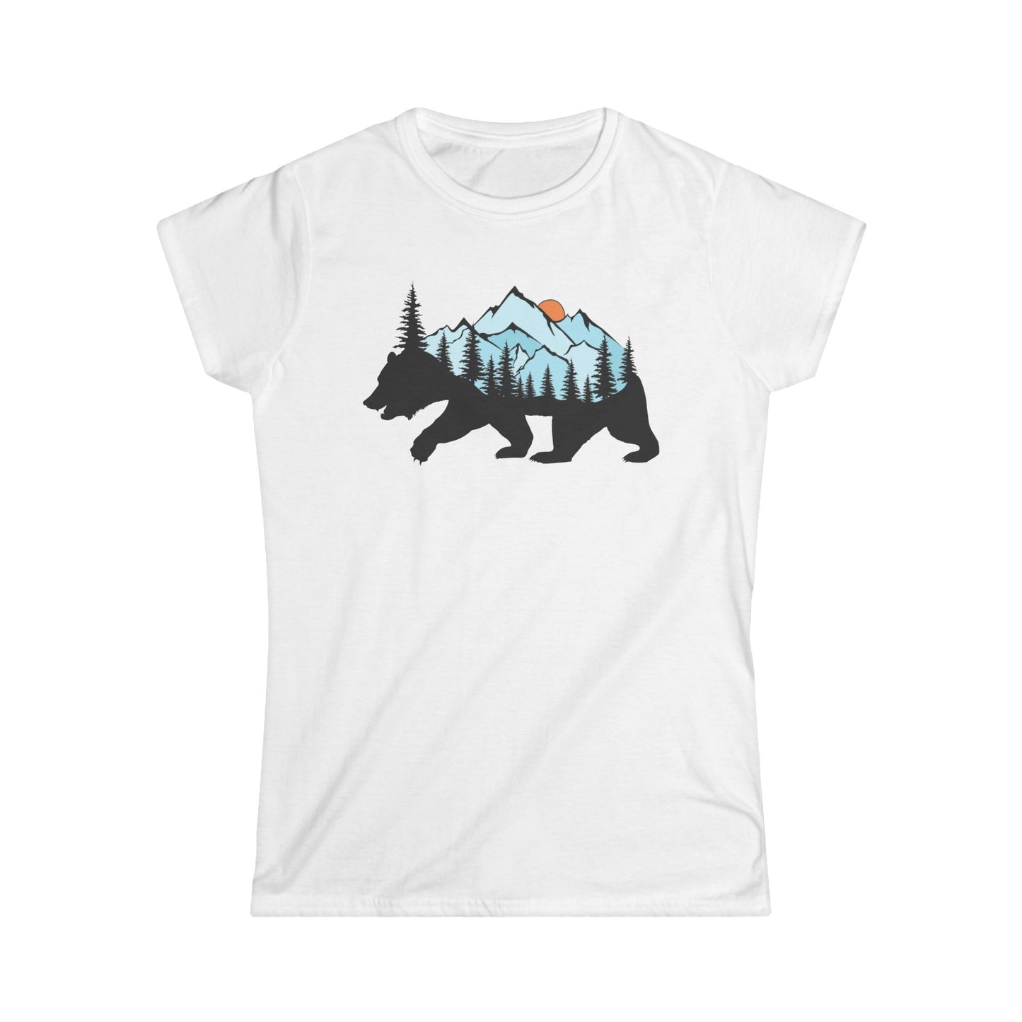 Bear Pacific Northwest Cotton Tee Shirt